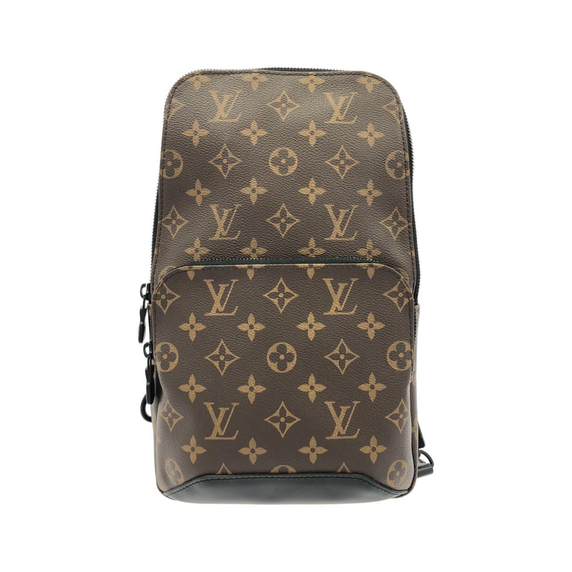 Louis Vuitton Marron Coated Canvas Shoulder Bag (Pre-Owned)