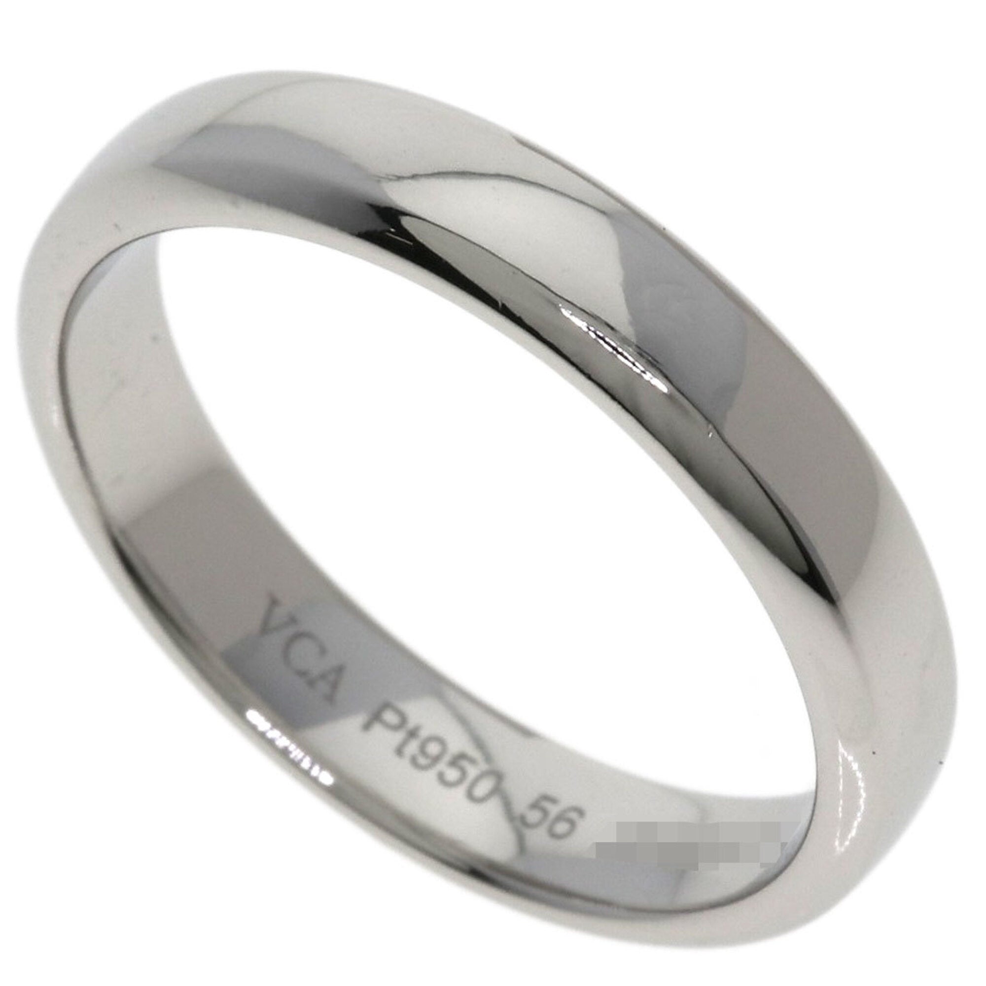 Van Cleef & Arpels Platinum 950 Band Ring (Pre-Owned)
