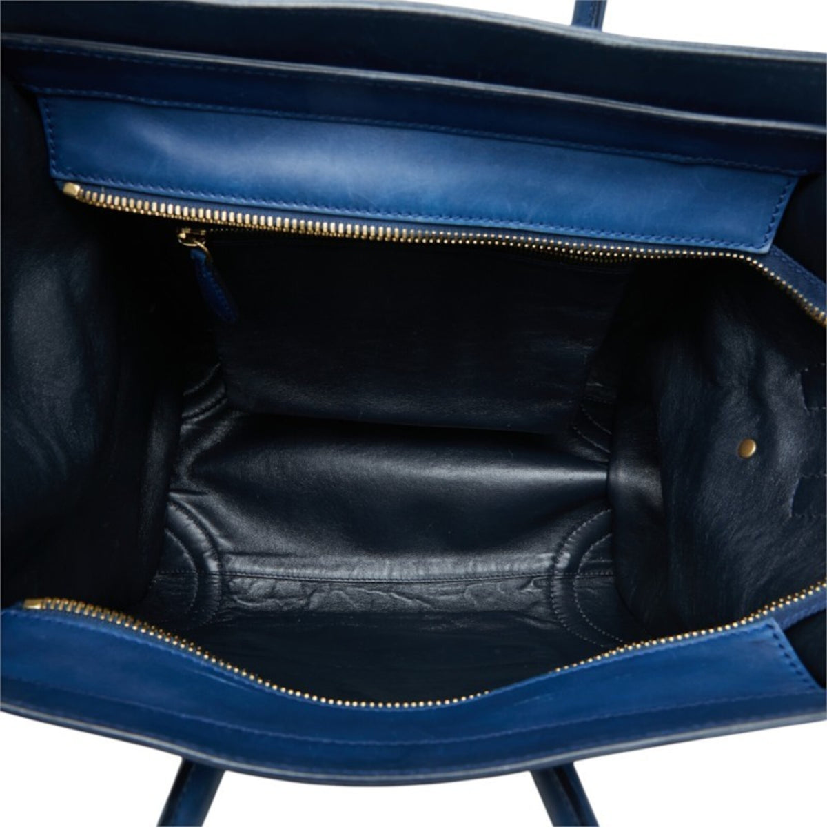 Celine Blue Leather Handbag (Pre-Owned)