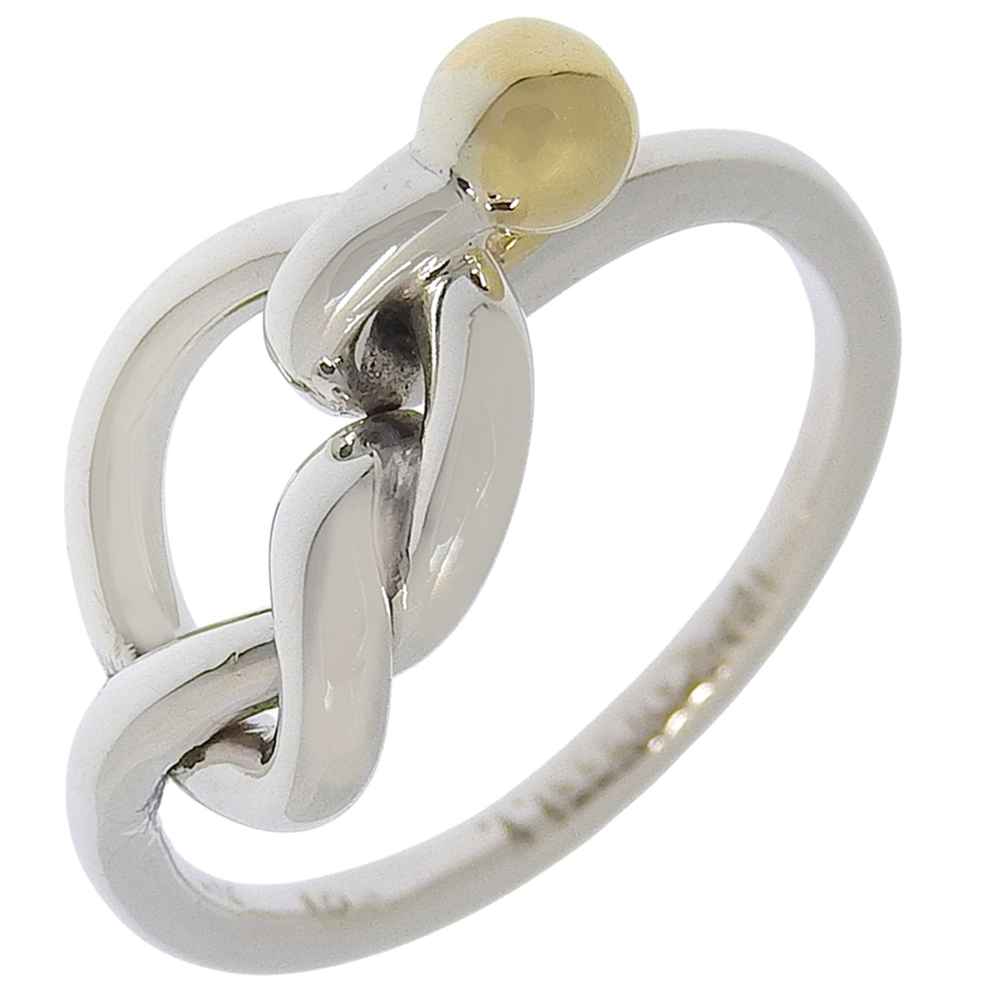 Tiffany Yellow Gold (18K) Silver 925 Band Ring (Pre-Owned)