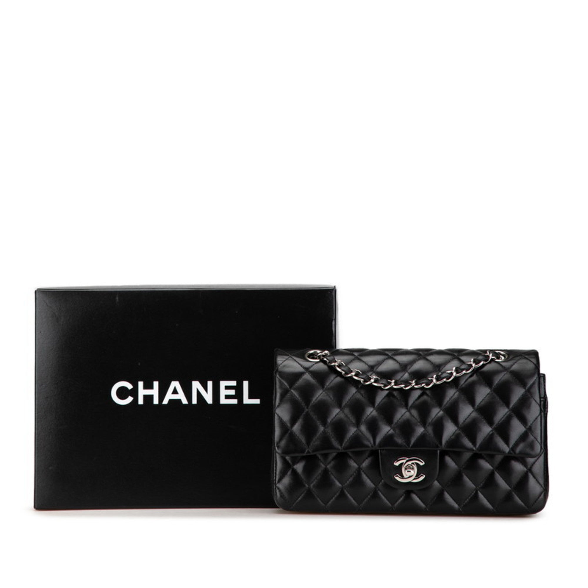Chanel Matelasse Black Shoulder Bag (Pre-Owned)