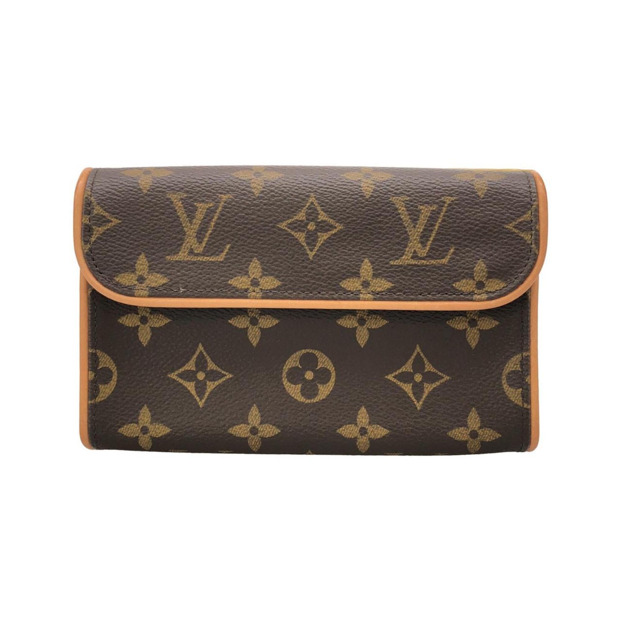 Louis Vuitton Marron Coated Canvas Fanny Pack (Pre-Owned)