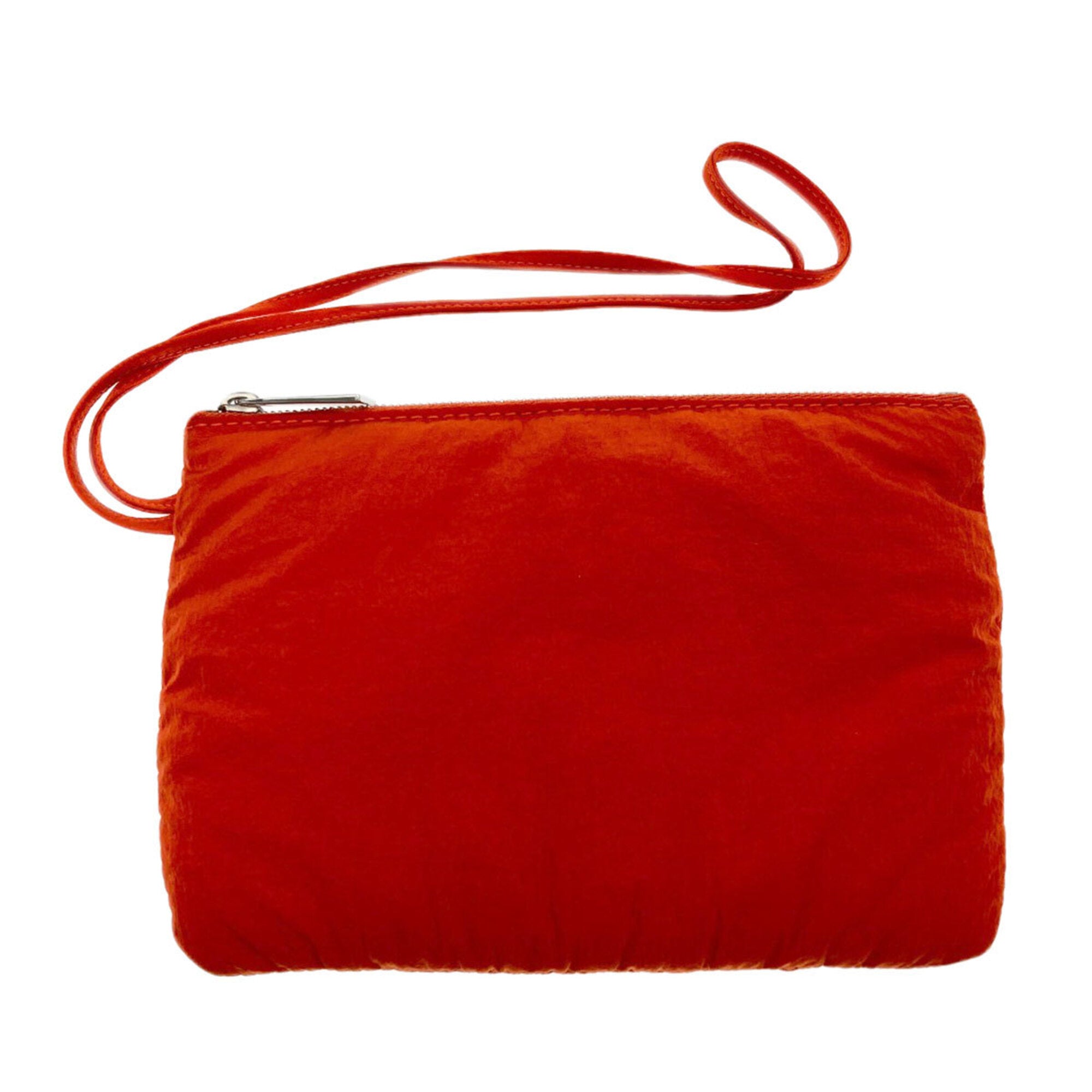 Bottega Veneta Orange Canvas Sling Bag (Pre-Owned)