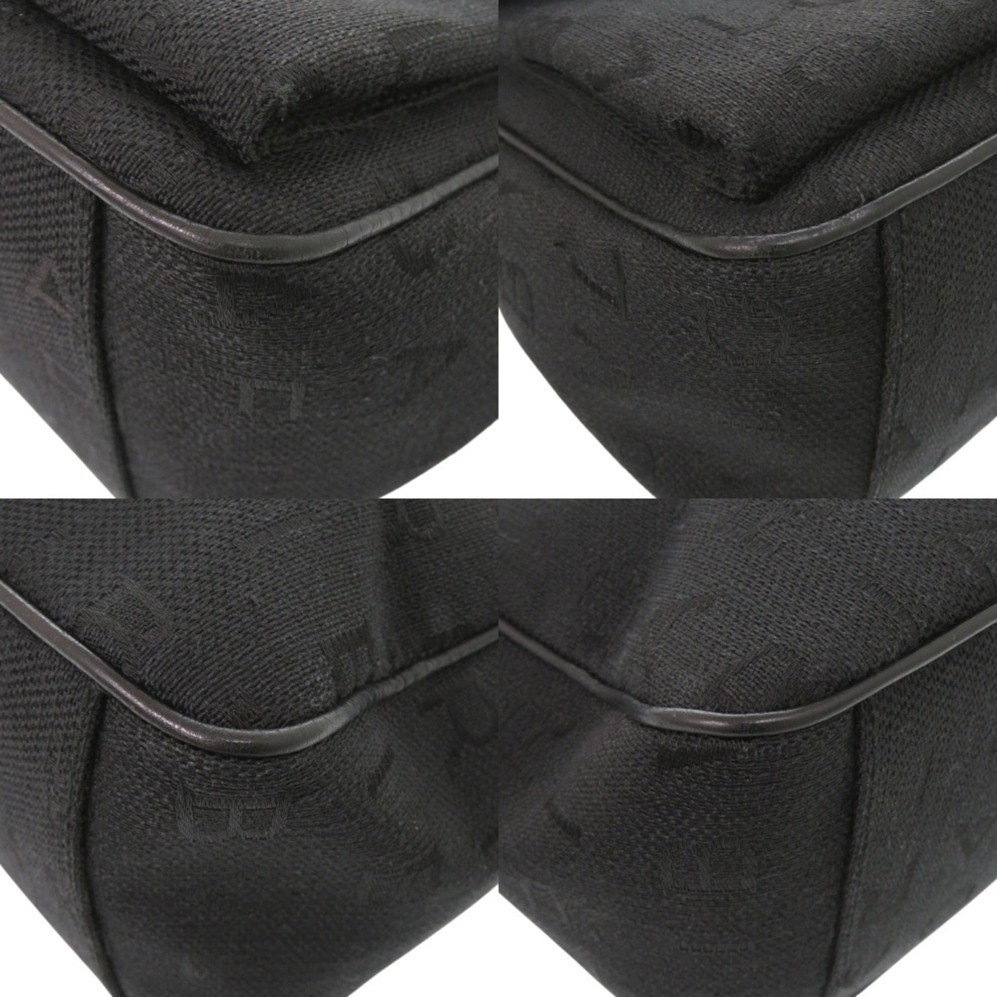 Bvlgari Black Canvas Shoulder Bag (Pre-Owned)