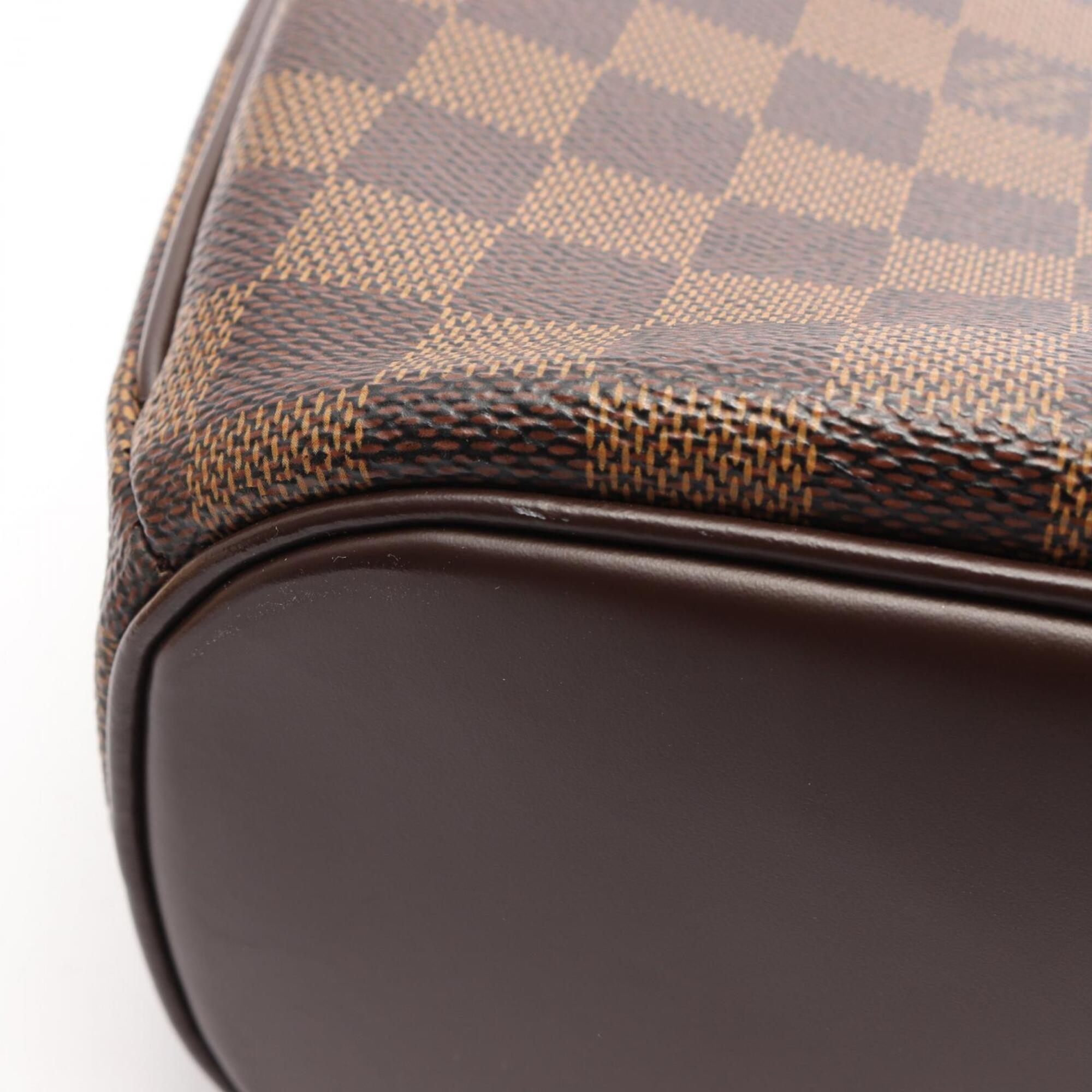 Louis Vuitton Brown Coated Canvas Pvc Leather Handbag (Pre-Owned)