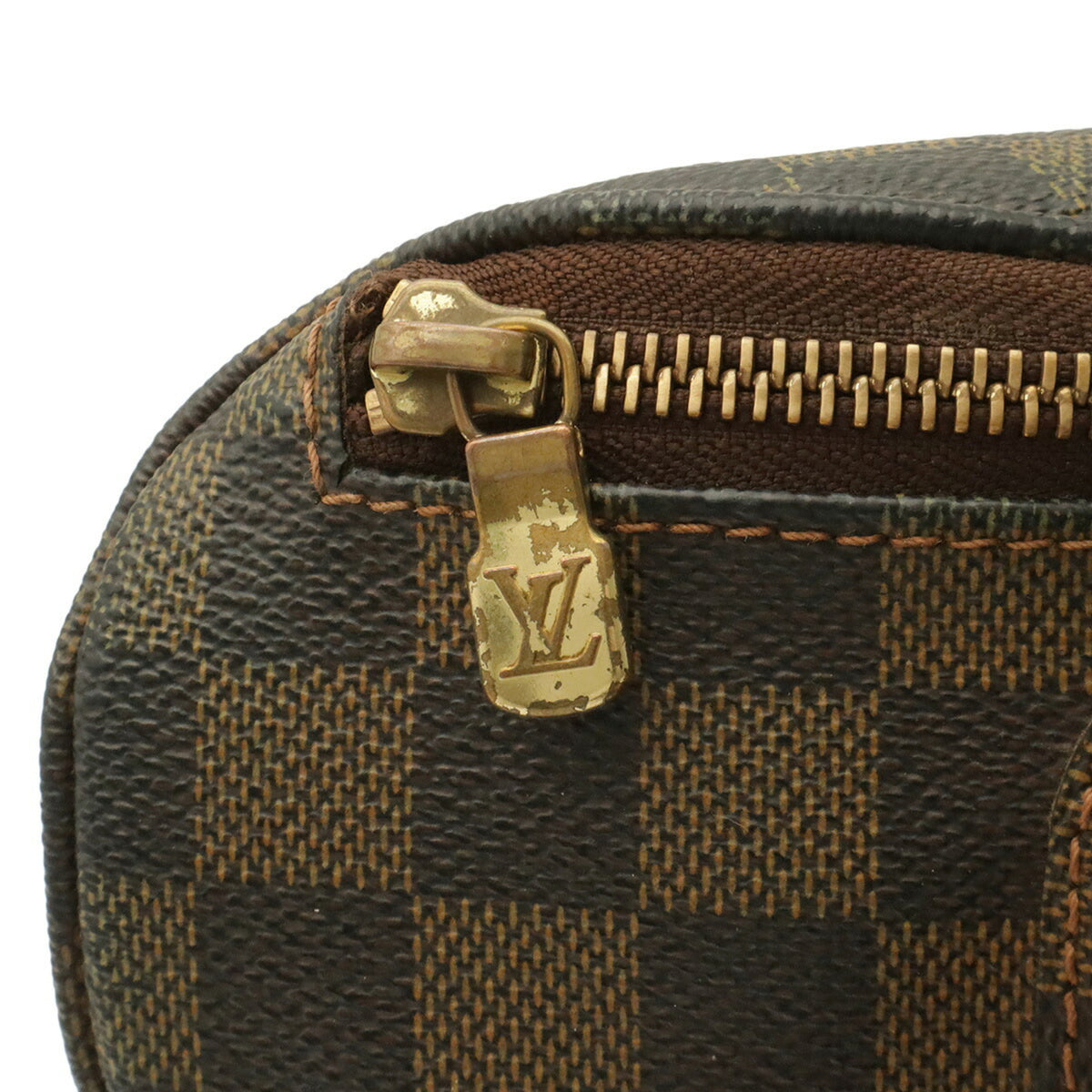 Louis Vuitton Brown Damier Canvas Pvc Fanny Pack Pouch (Pre-Owned)