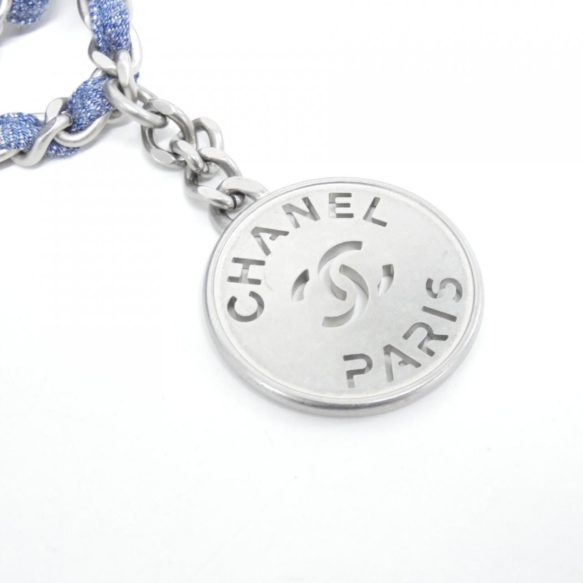 Chanel Blue Denim Handbag (Pre-Owned)