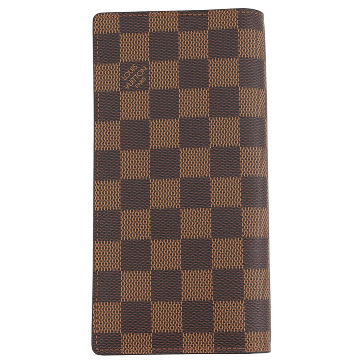 Louis Vuitton Brown Damier Canvas Long Wallet (Bi-Fold) (Pre-Owned)