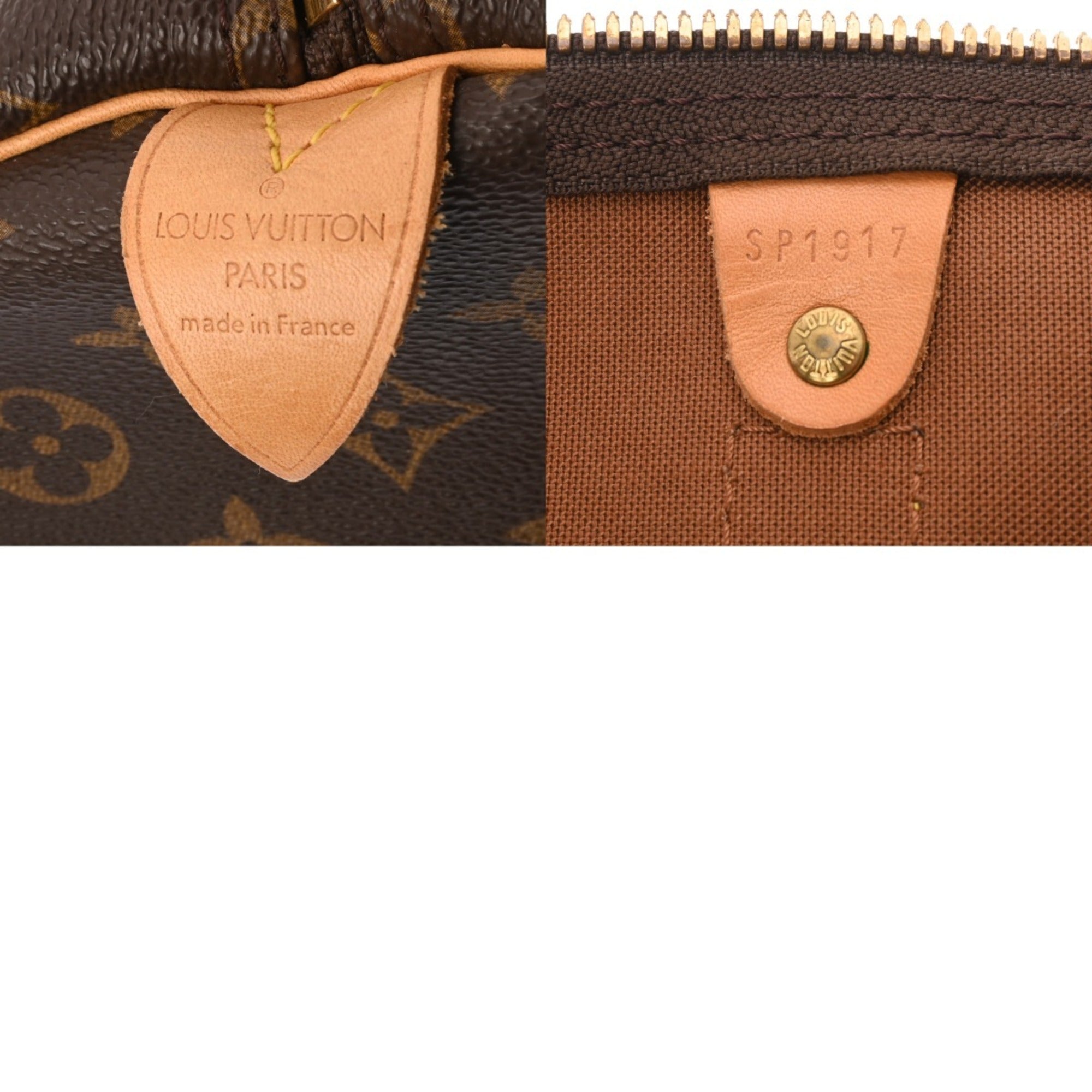 Louis Vuitton Brown Monogram Canvas Boston Bag (Pre-Owned)