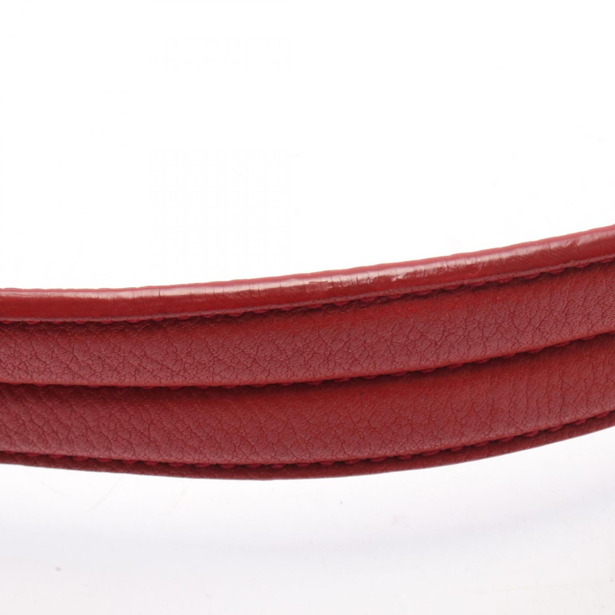 Prada Red Color Vitello Daino Handbag Shoulder Bag (Pre-Owned)
