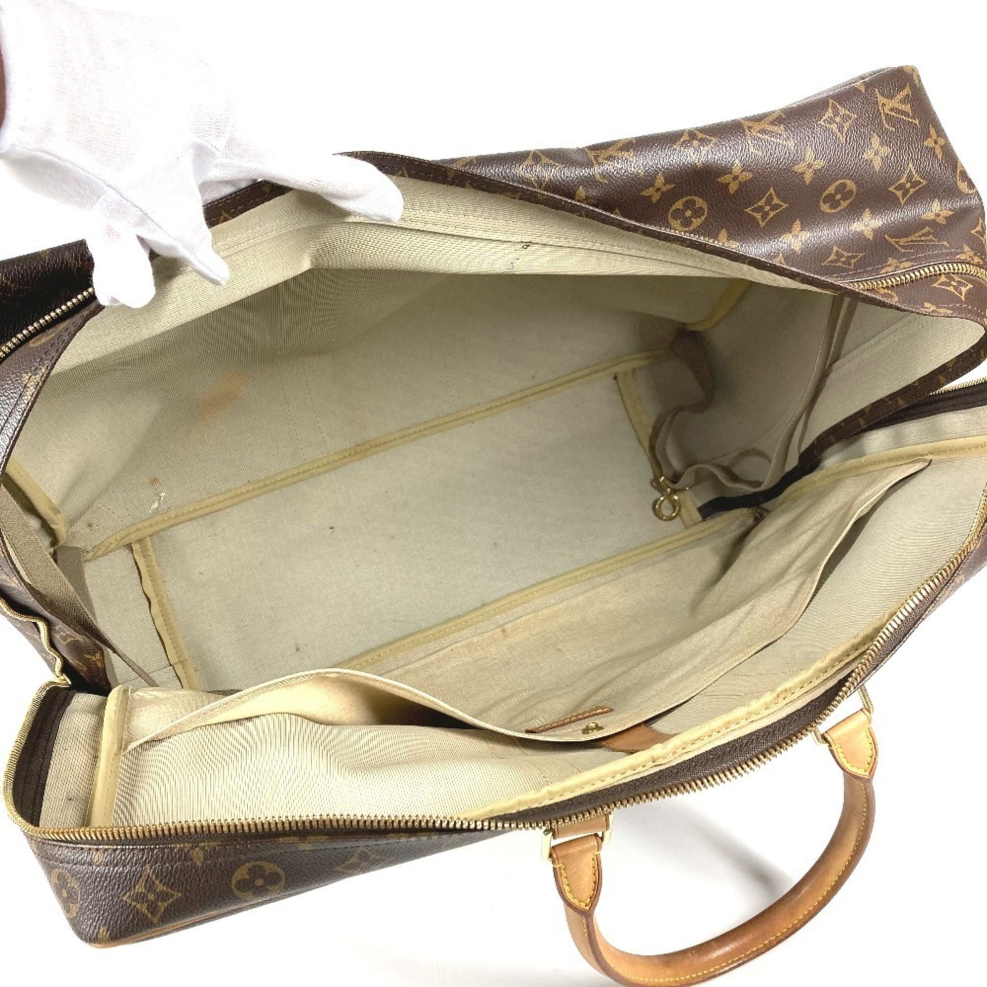 Louis Vuitton Brown Monogram Boston Bag Handbag (Pre-Owned)