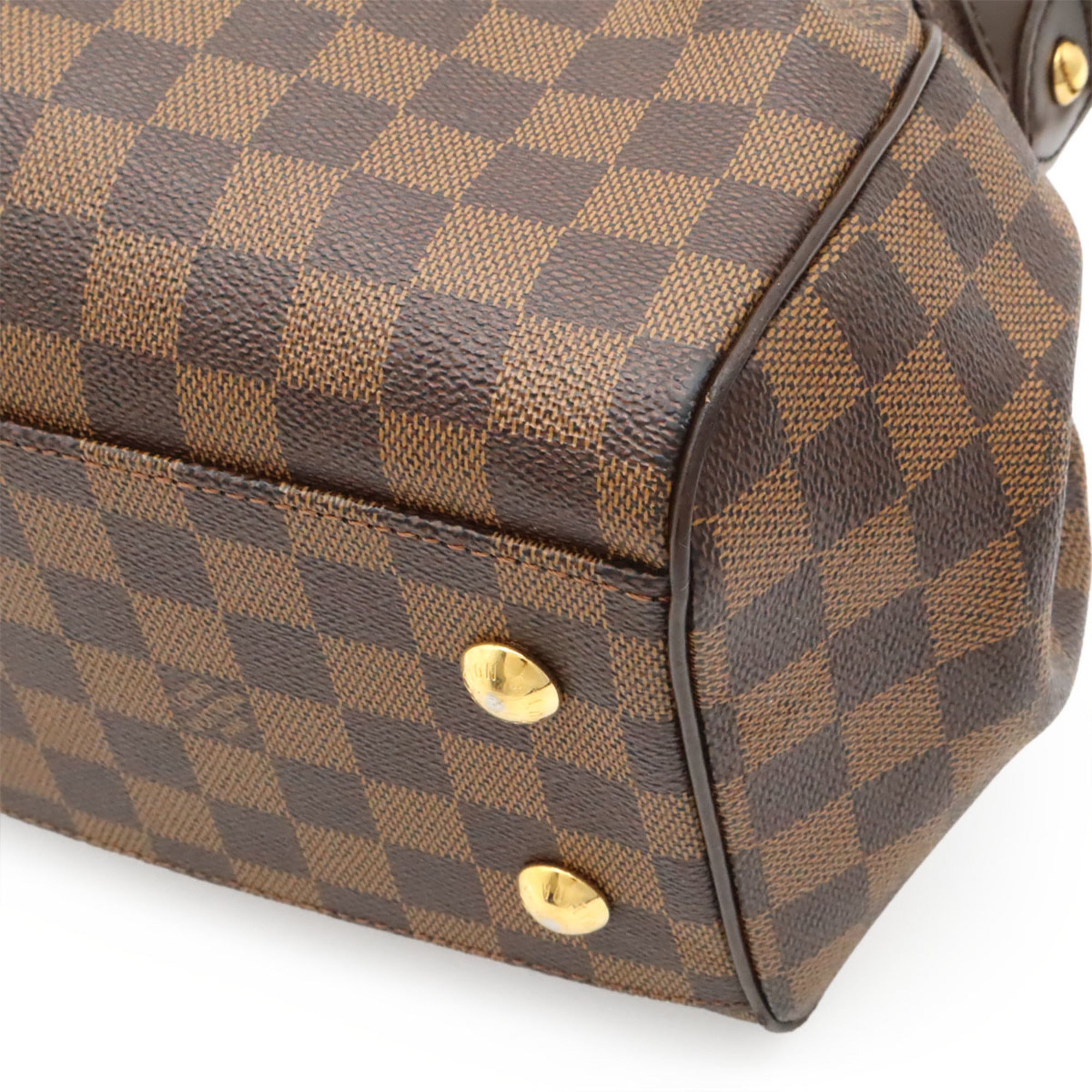 Louis Vuitton Brown Damier Canvas Pvc Handbag (Pre-Owned)