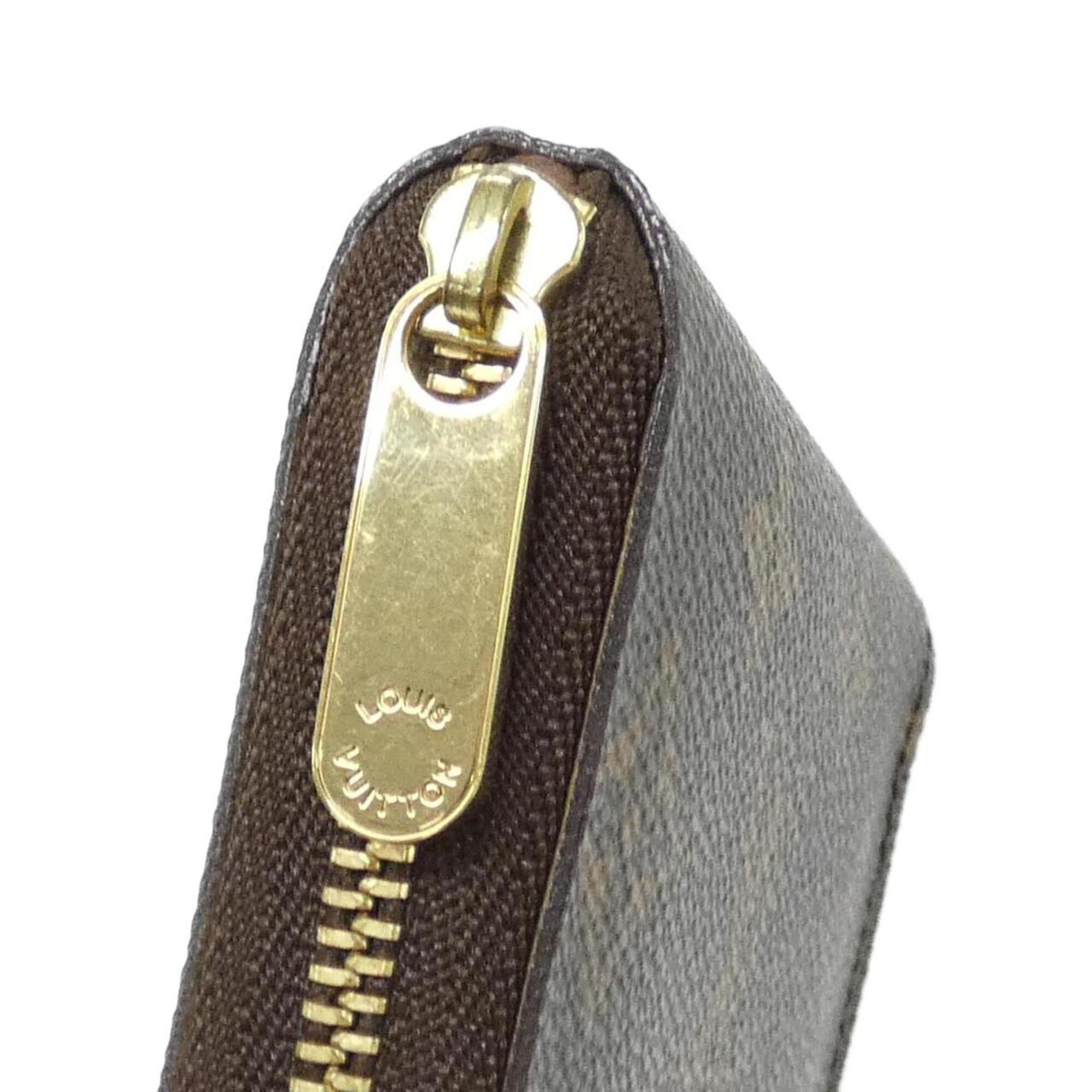 Louis Vuitton Marron Coated Canvas Coin Purse/Coin Case (Pre-Owned)