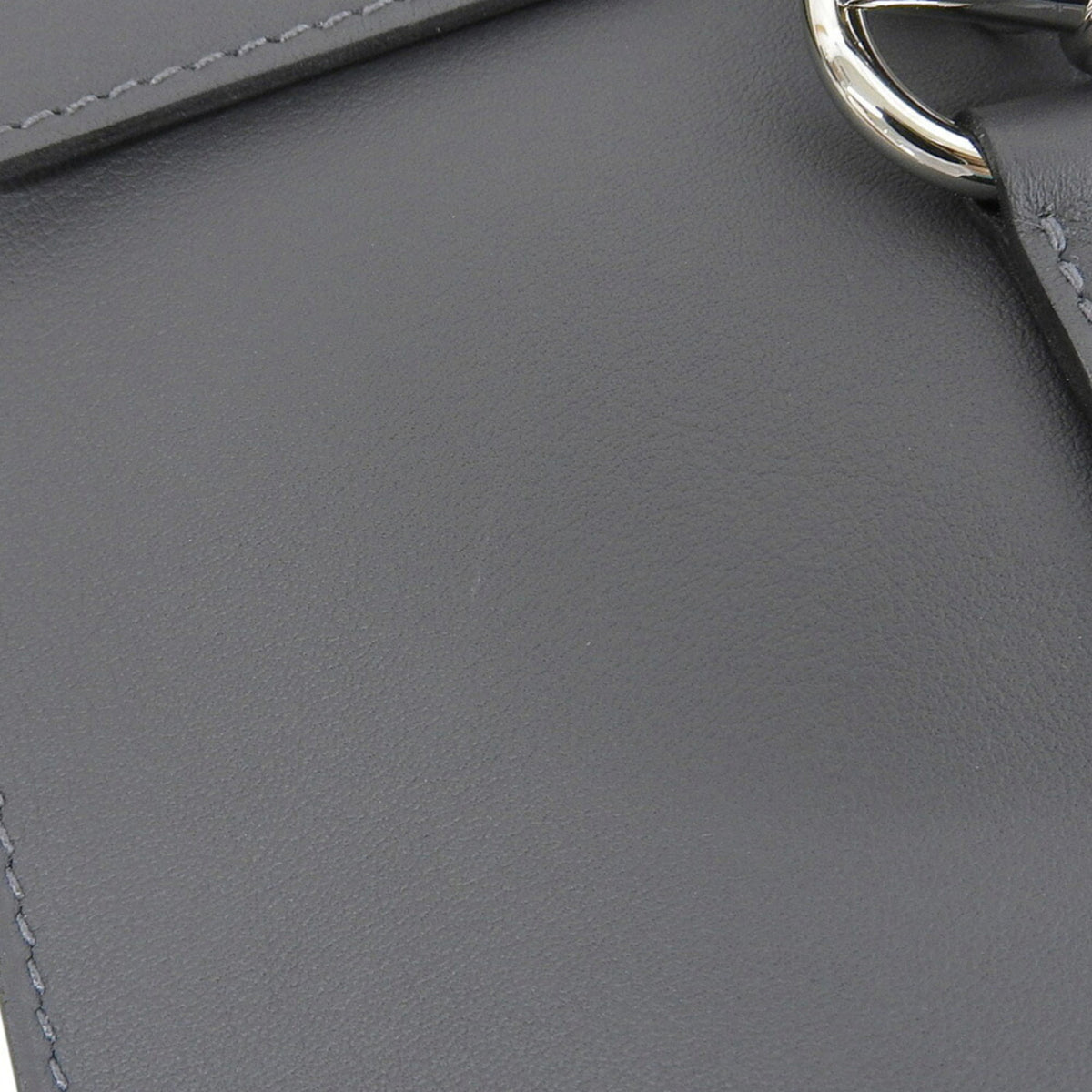 Hermes Gray Swift Leather Shoulder Bag (Pre-Owned)