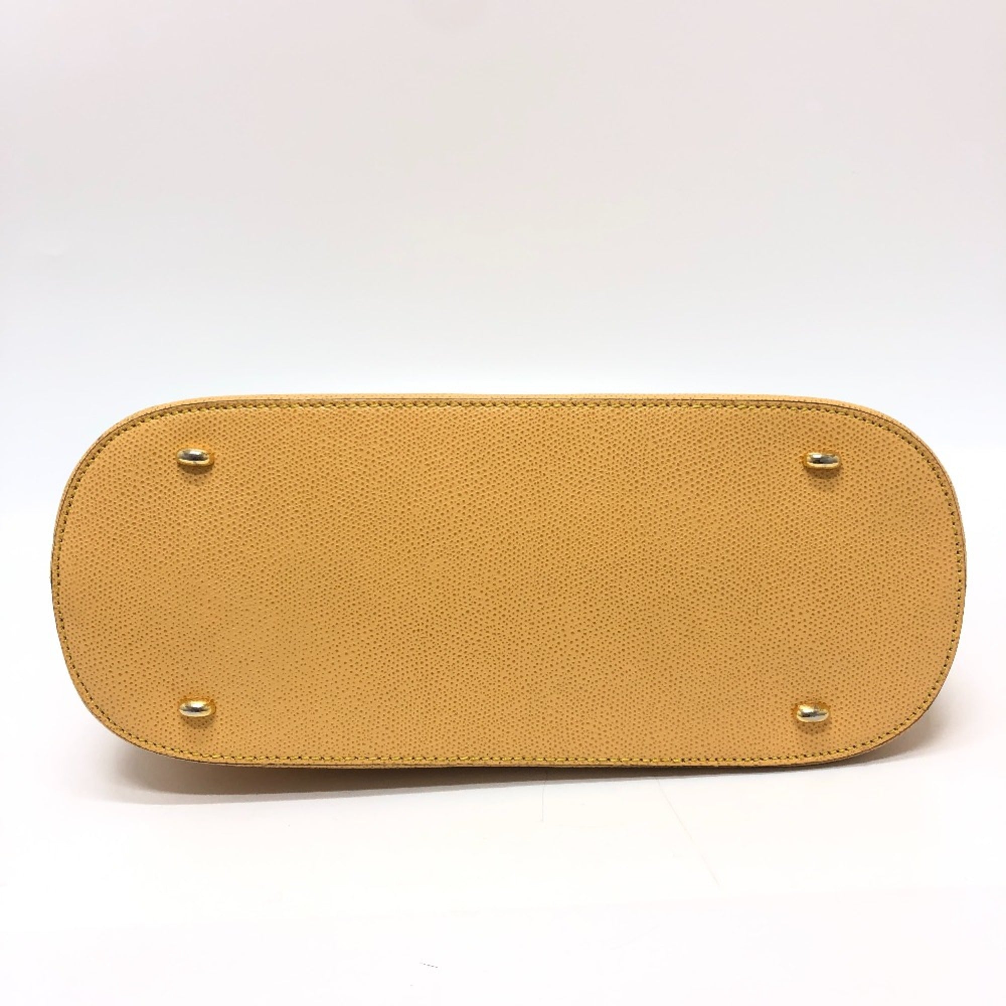 Celine Yellow Leather Shoulder Bag (Pre-Owned)