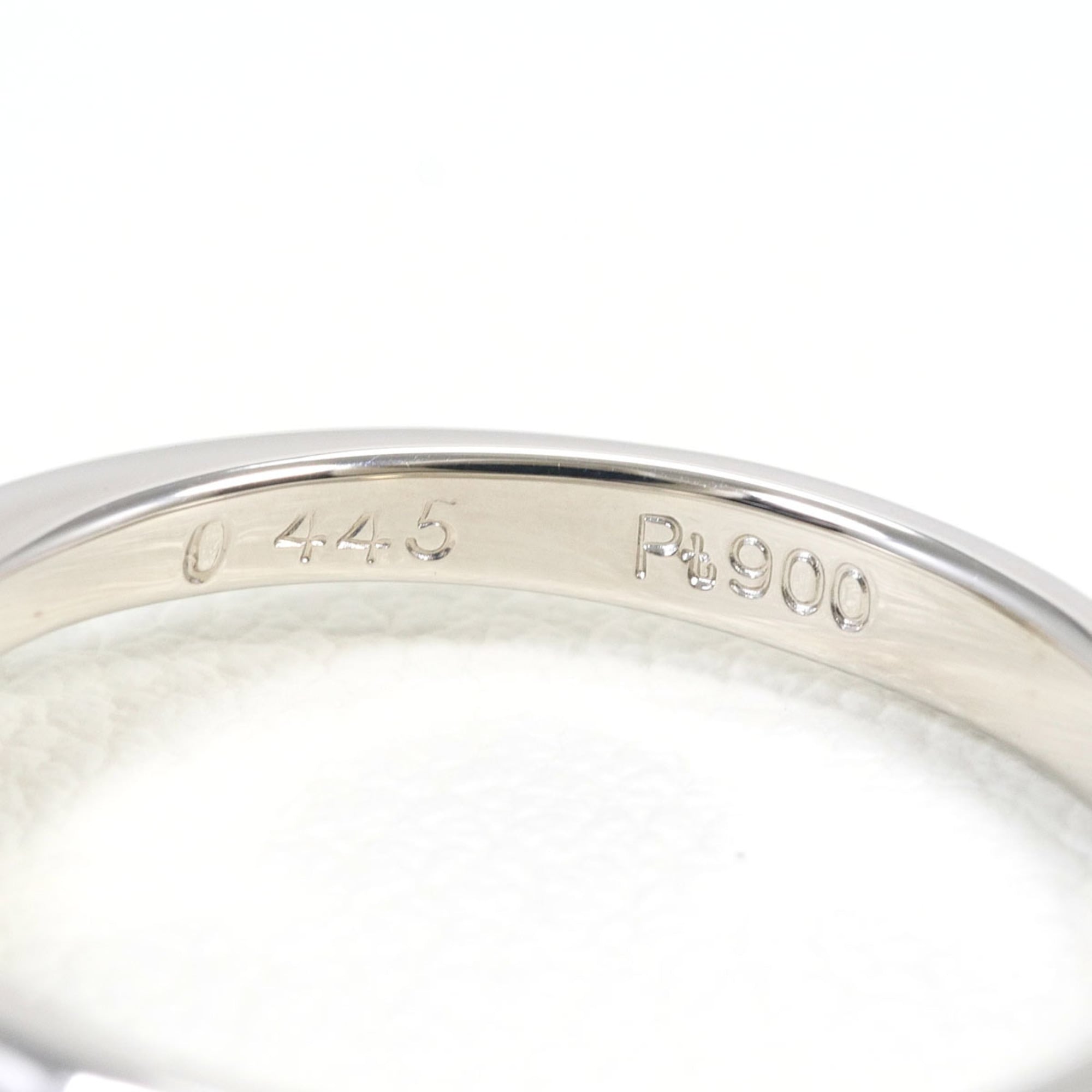 Unbranded Clear Platinum Platinum 900 Band Ring (Pre-Owned)