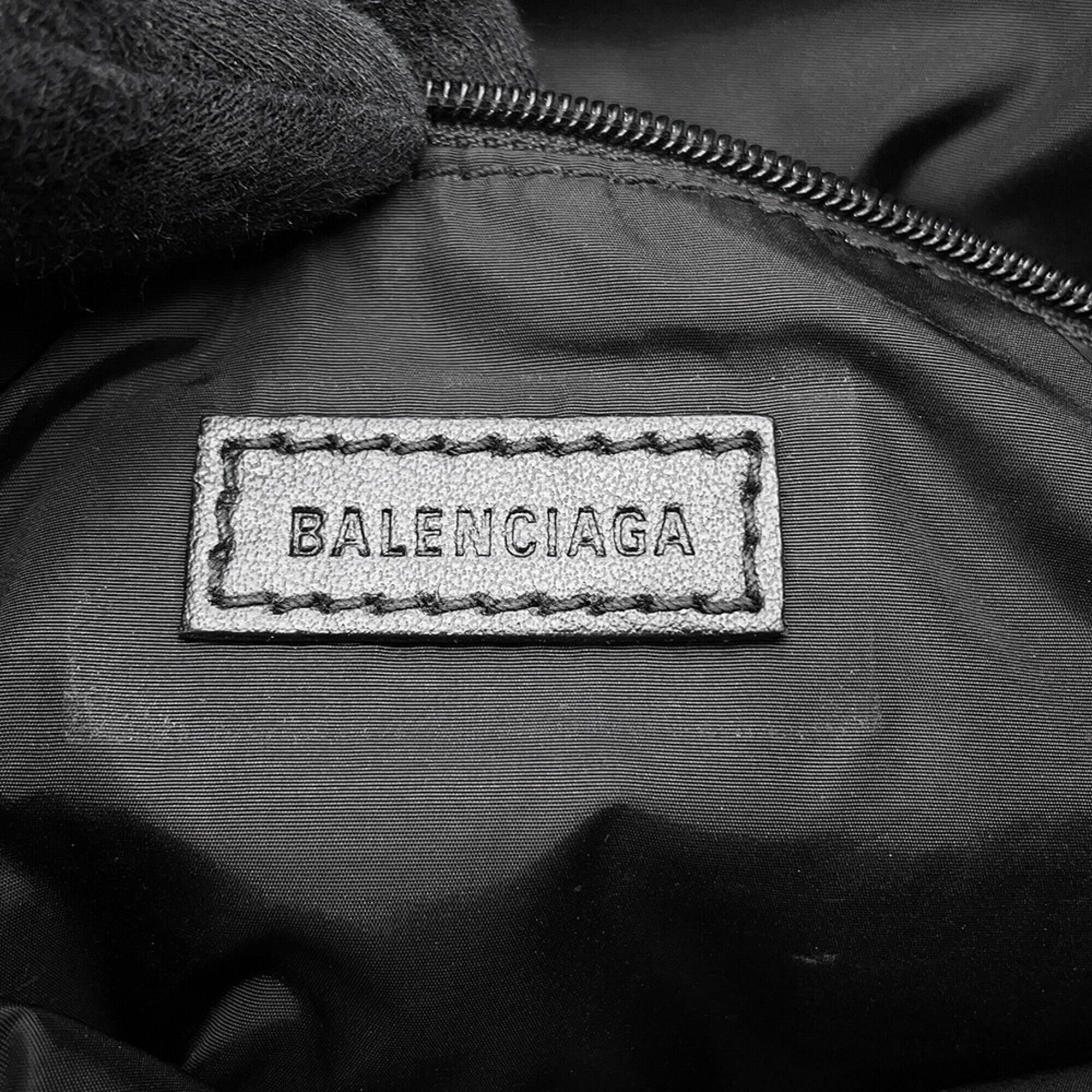 Balenciaga Black Nylon Tote Bag (Pre-Owned)