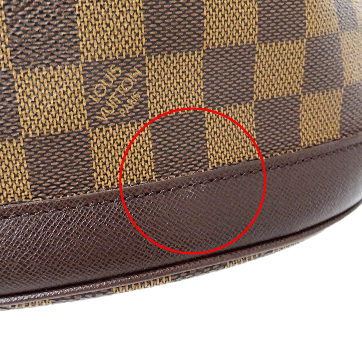 Louis Vuitton Brown Damier Canvas Galle Damier Canvas Handbag Tote Bag (Pre-Owned)