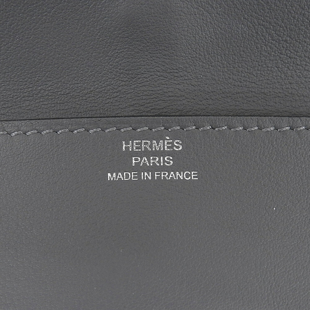 Hermes Gray Swift Leather Shoulder Bag (Pre-Owned)