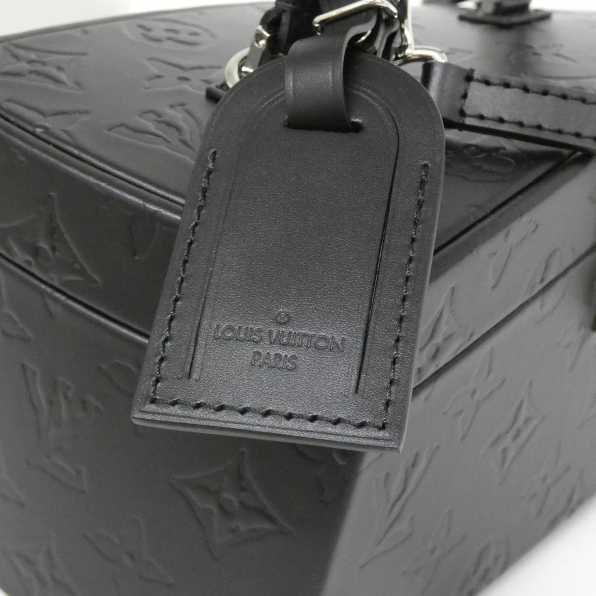 Louis Vuitton Black Leather Handbag (Pre-Owned)