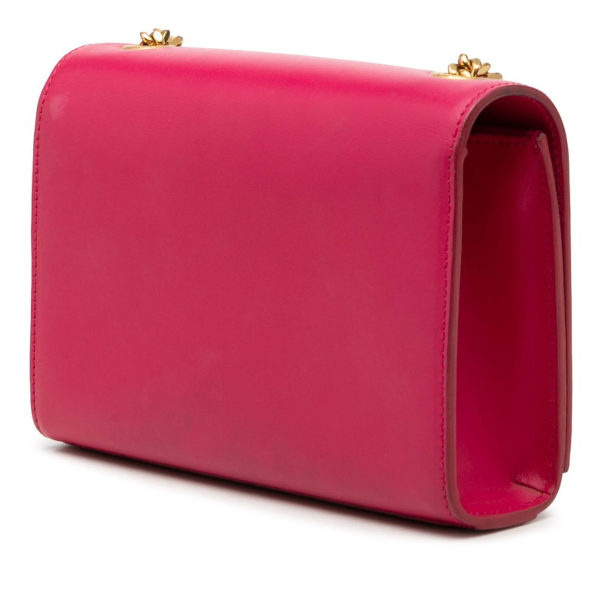 Saint Laurent Pink Leather Shoulder Bag (Pre-Owned)