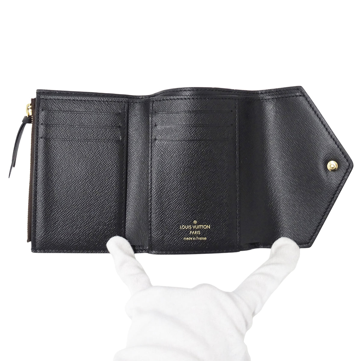 Louis Vuitton Monogram Reverse Monogram Reverse Monogram Canvas Wallet (Tri-Fold) (Pre-Owned)