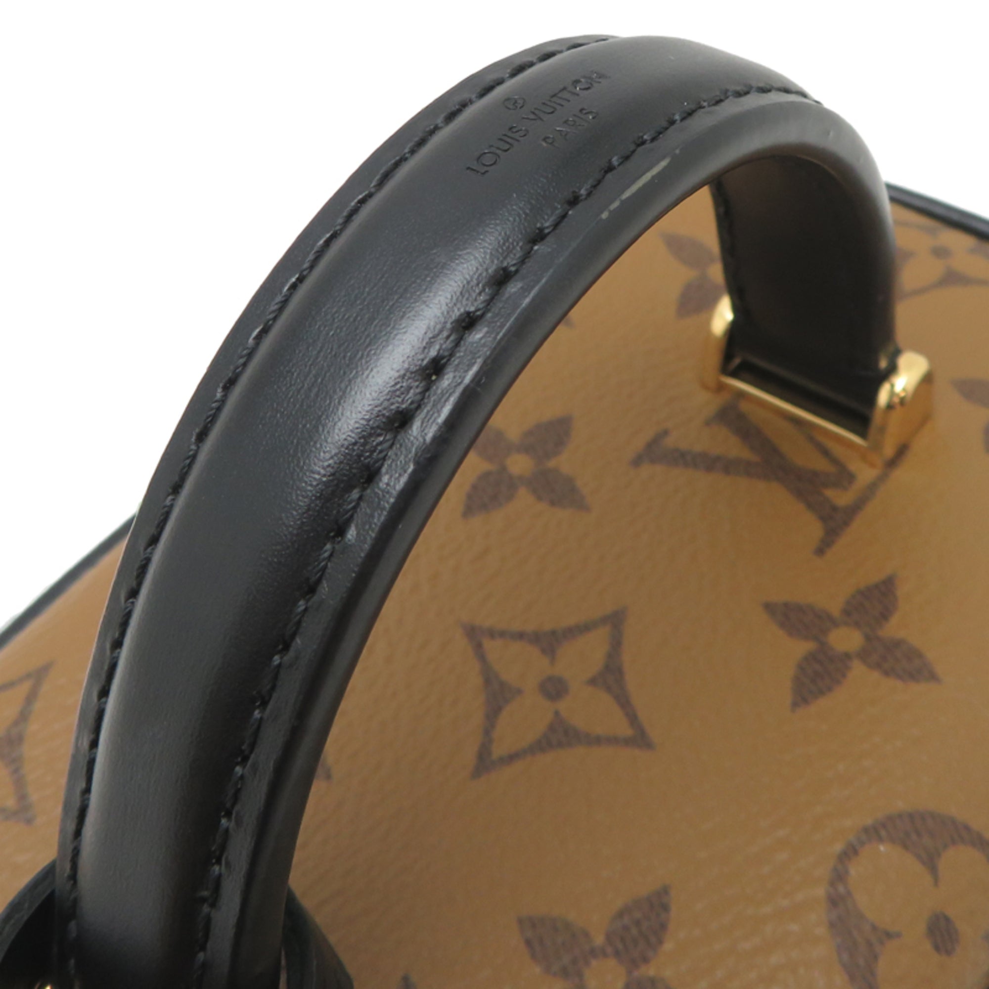 Louis Vuitton Brown Monogram Reverse Handbag (Pre-Owned)