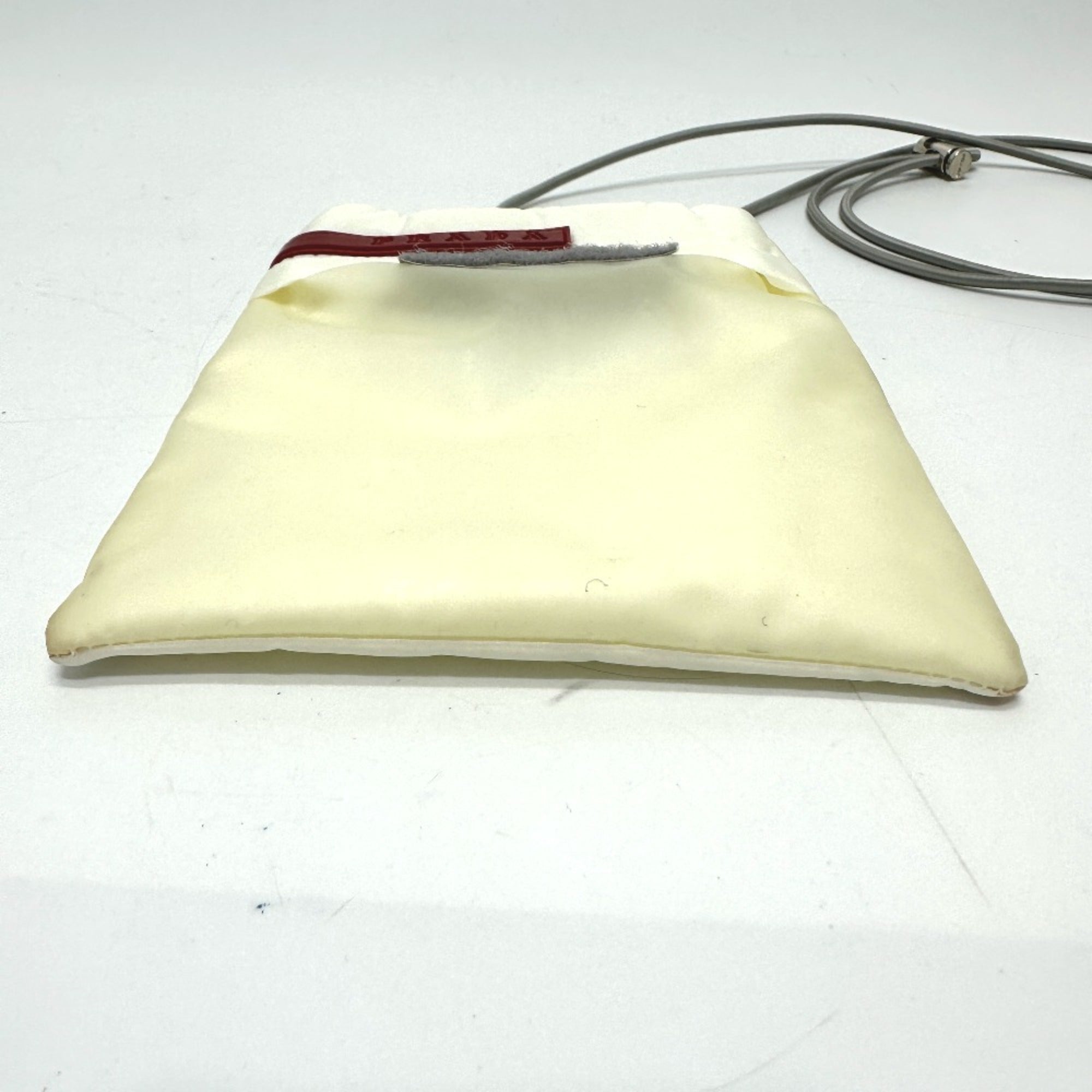 Prada White Cloth Shoulder Bag (Pre-Owned)