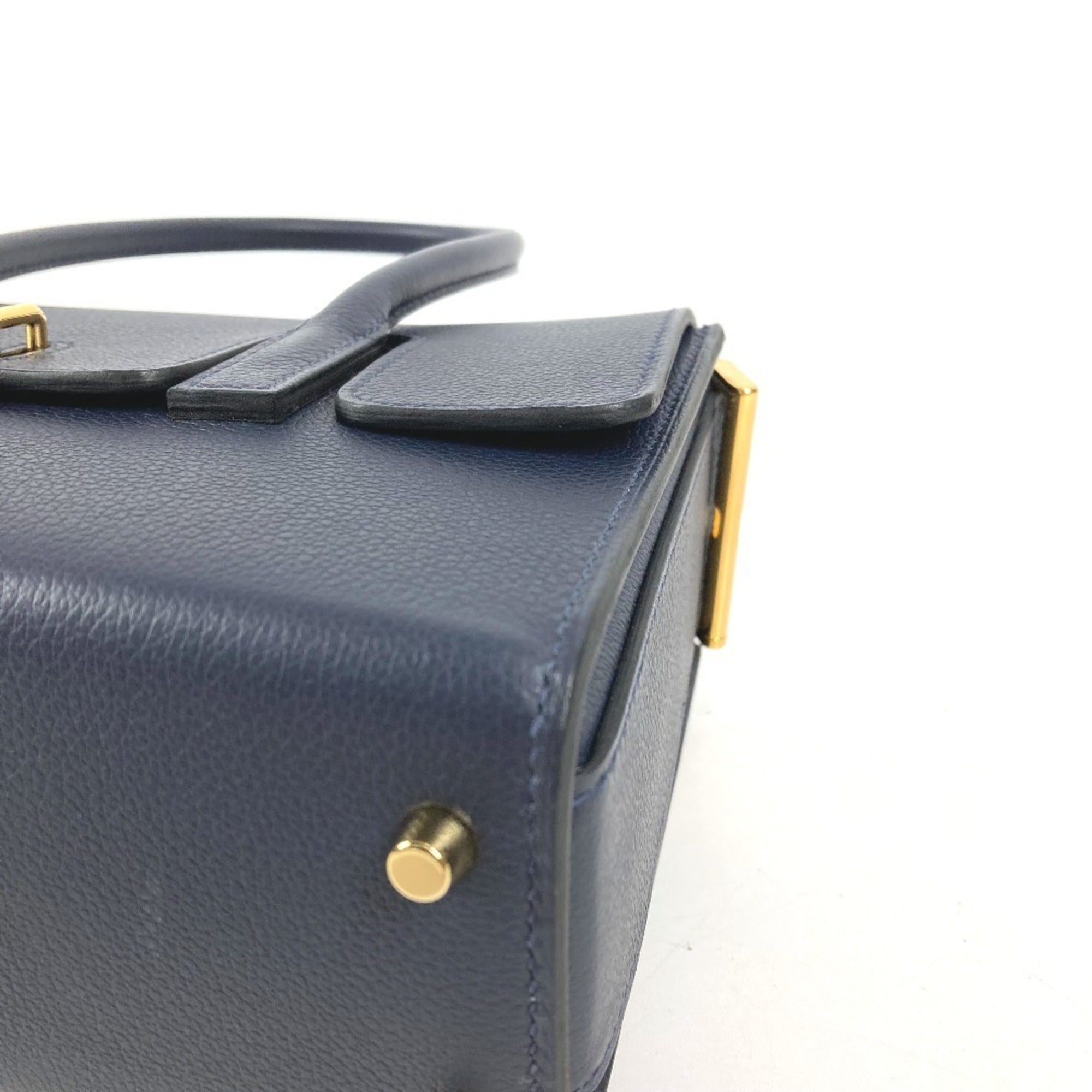 Hermes Drag Navy Shoulder Bag (Pre-Owned)
