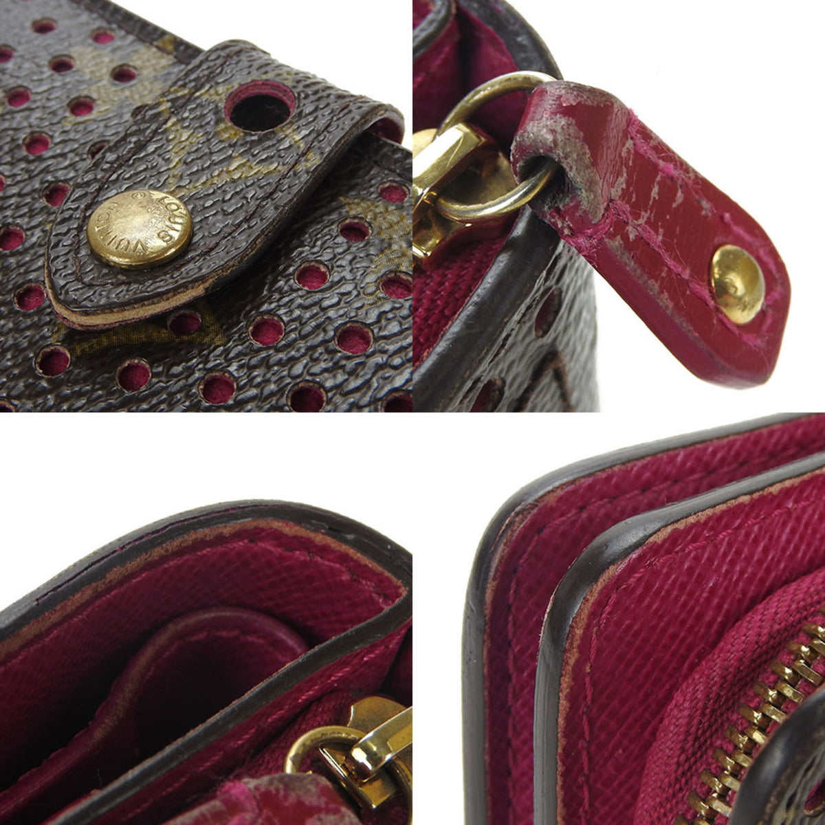 Louis Vuitton Monogram Perfo Monogram Wallet (Bi-Fold) (Pre-Owned)