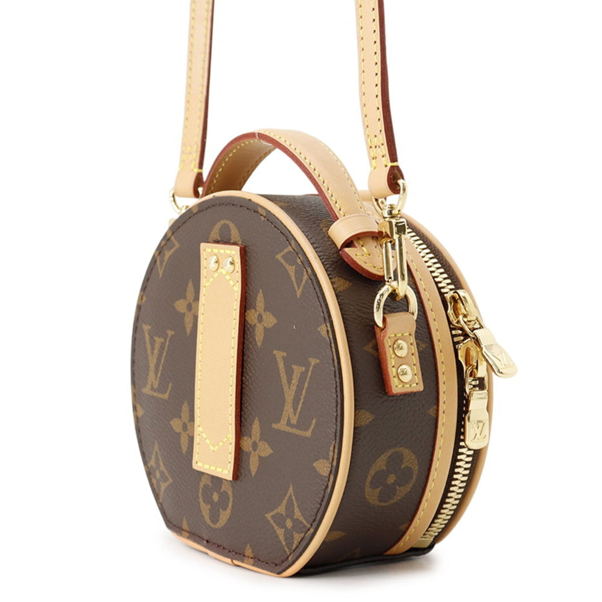 Louis Vuitton Monogram Beige Brown Monogram Handbag Shoulder Bag (Pre-Owned)