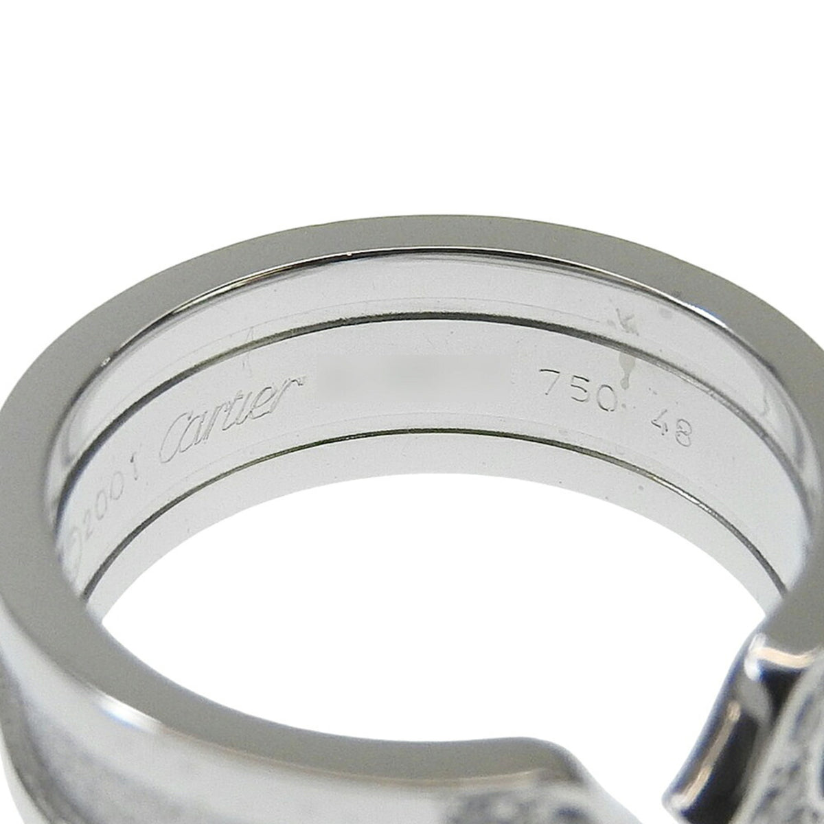 Cartier White Gold White Gold (18K) Band Ring (Pre-Owned)