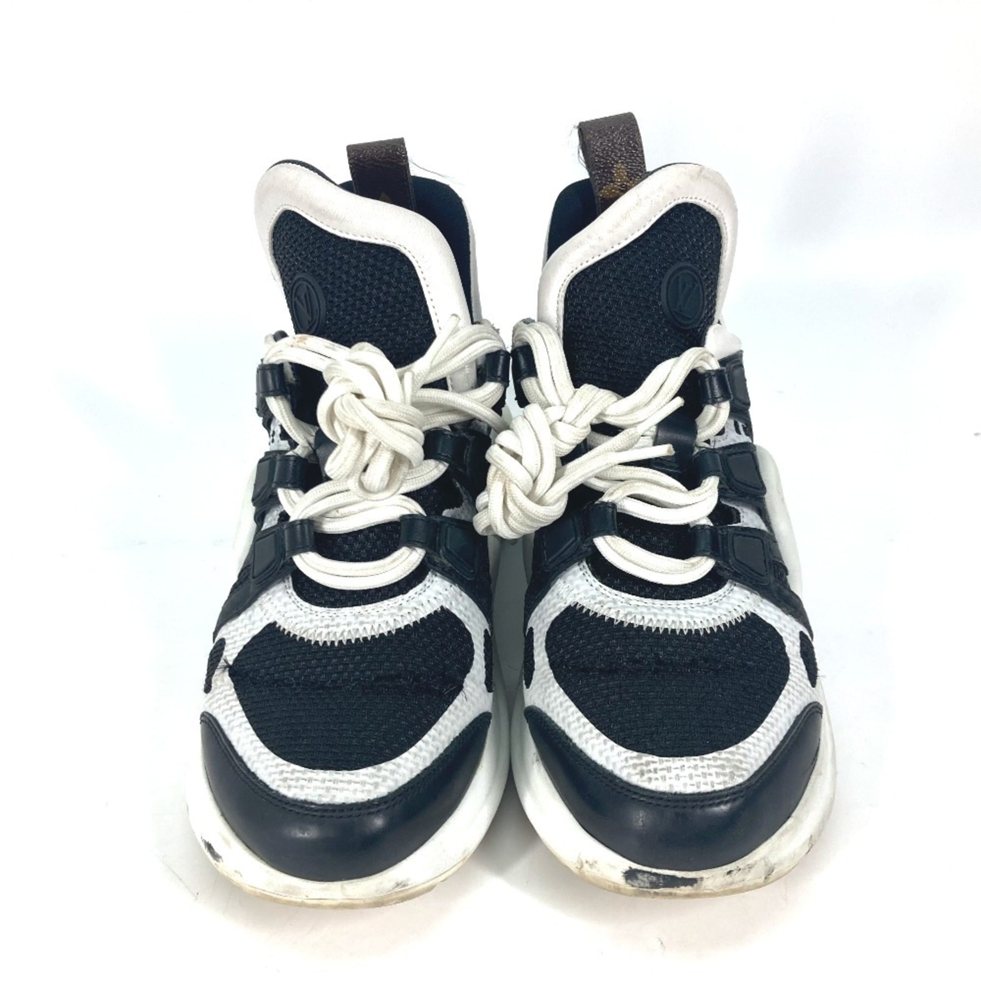 Louis Vuitton Black White Sneakers (Pre-Owned)