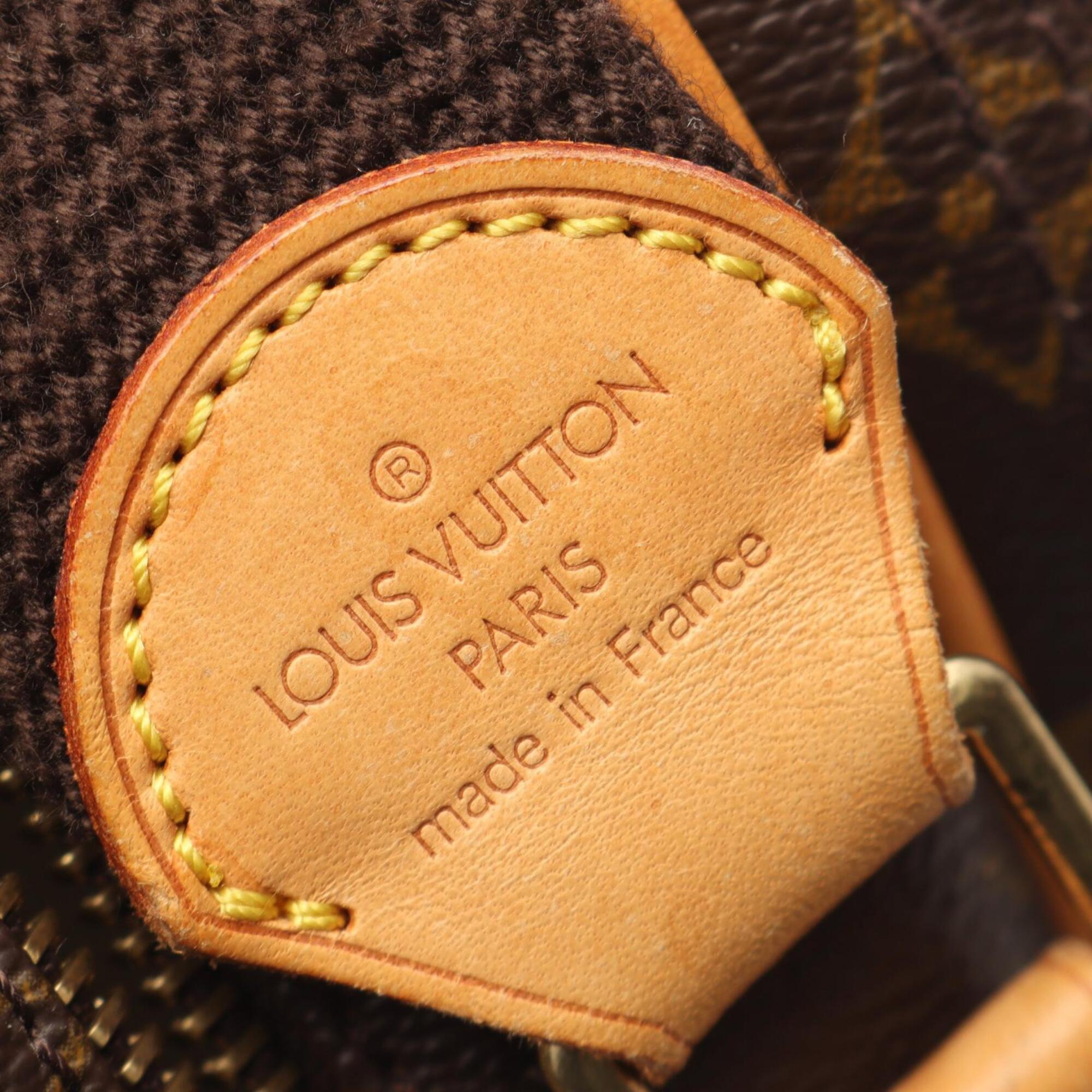 Louis Vuitton Brown Pvc Leather Handbag Shoulder Bag (Pre-Owned)