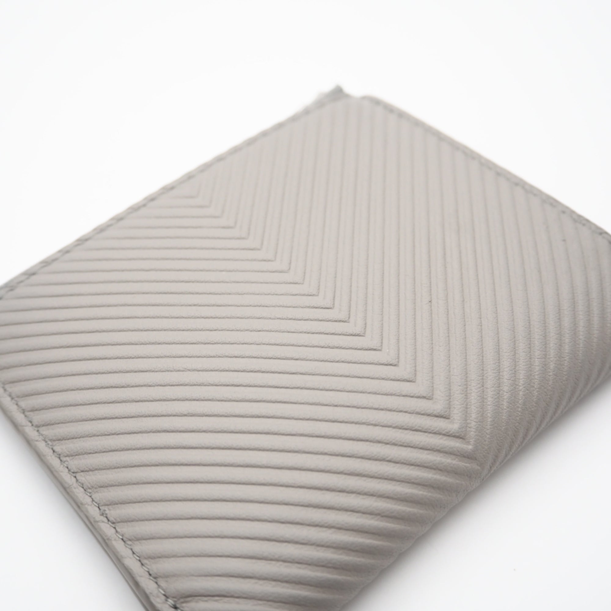 Loewe Gray Leather Wallet (Bi-Fold) (Pre-Owned)