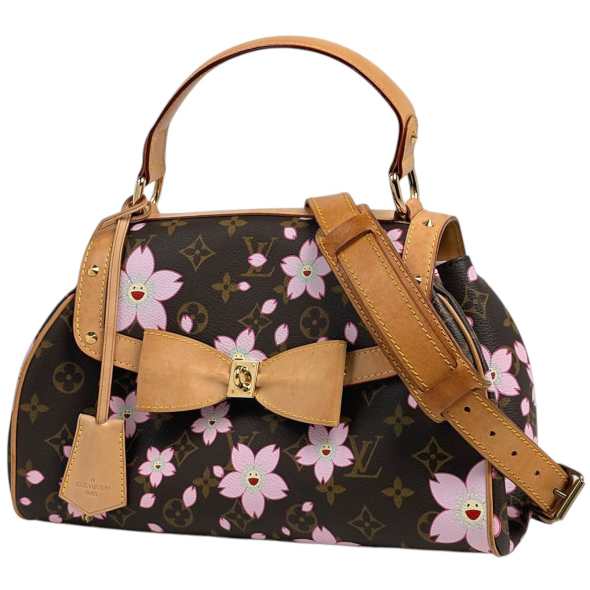 Louis Vuitton Monogram Cherry Blossom Brown Monogram Cherry Blossom Handbag (Pre-Owned)
