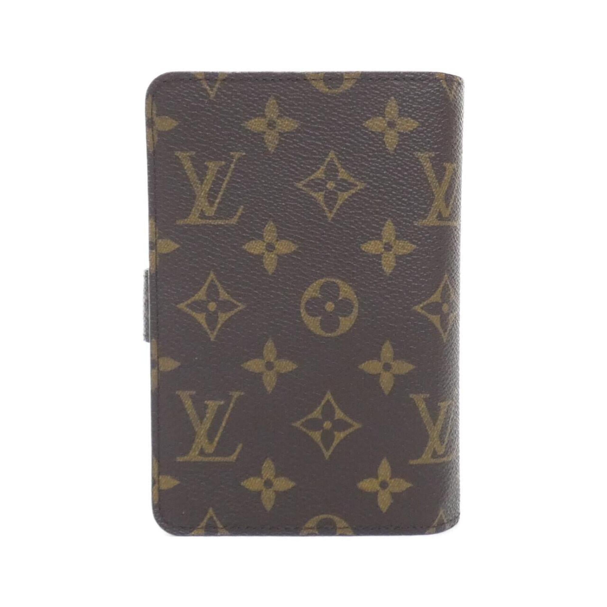 Louis Vuitton Marron Coated Canvas Wallet (Bi-Fold) (Pre-Owned)