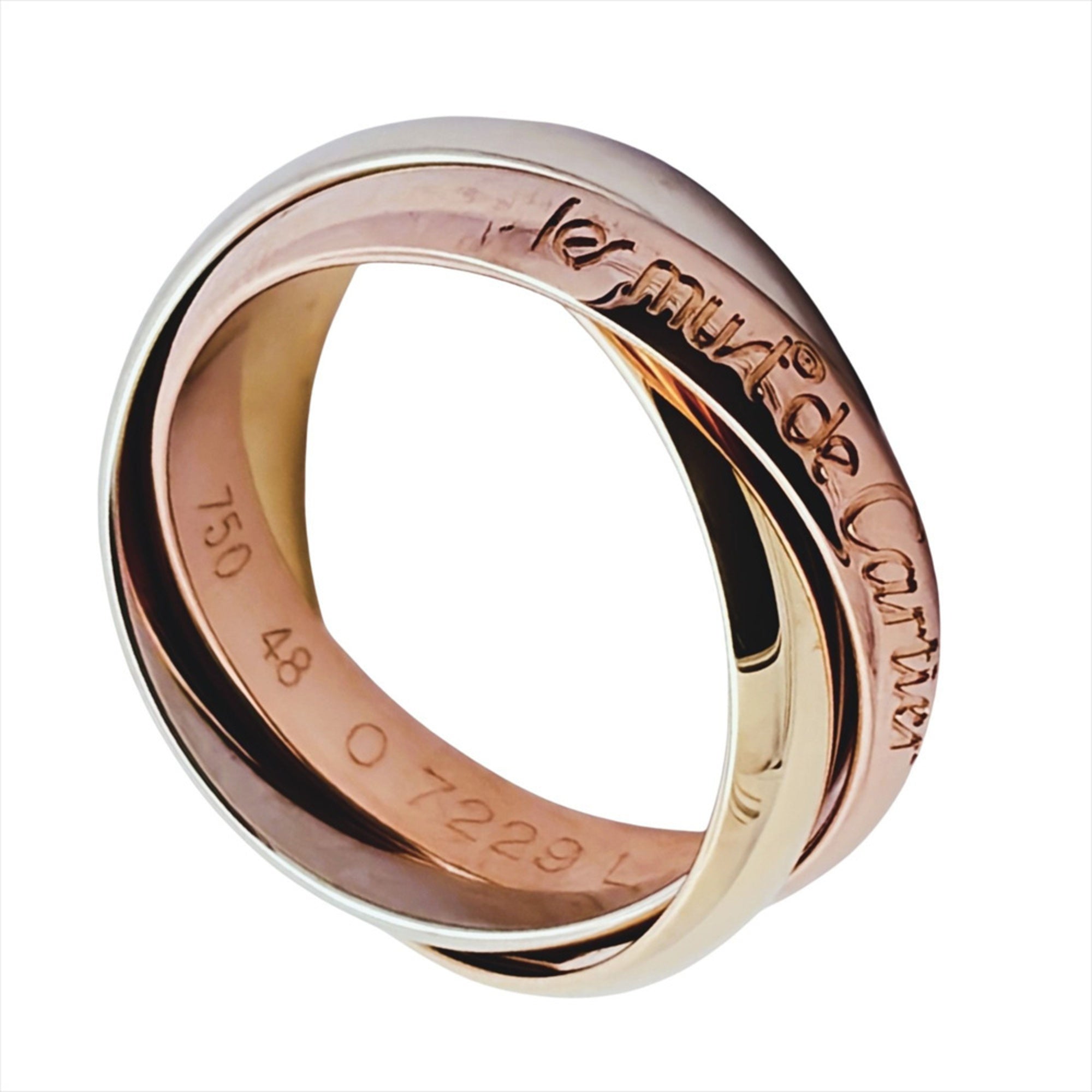 Cartier Yellow Gold (18K) Pink Gold (18K) White Gold (18K) Band Ring (Pre-Owned)