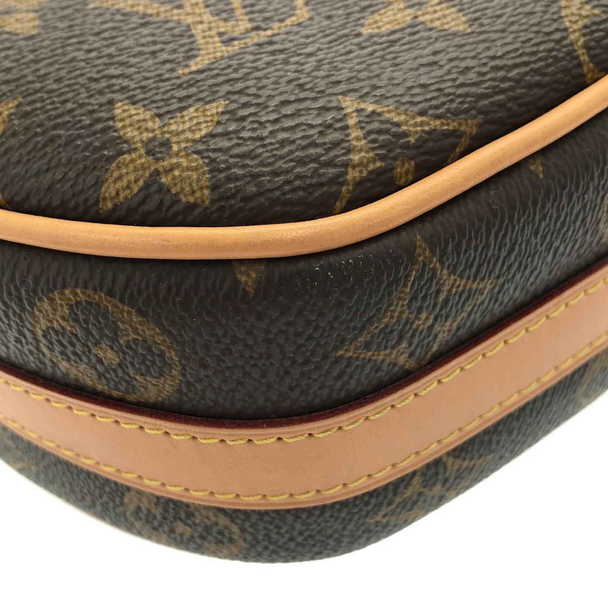 Louis Vuitton Brown Coated Canvas Shoulder Bag (Pre-Owned)