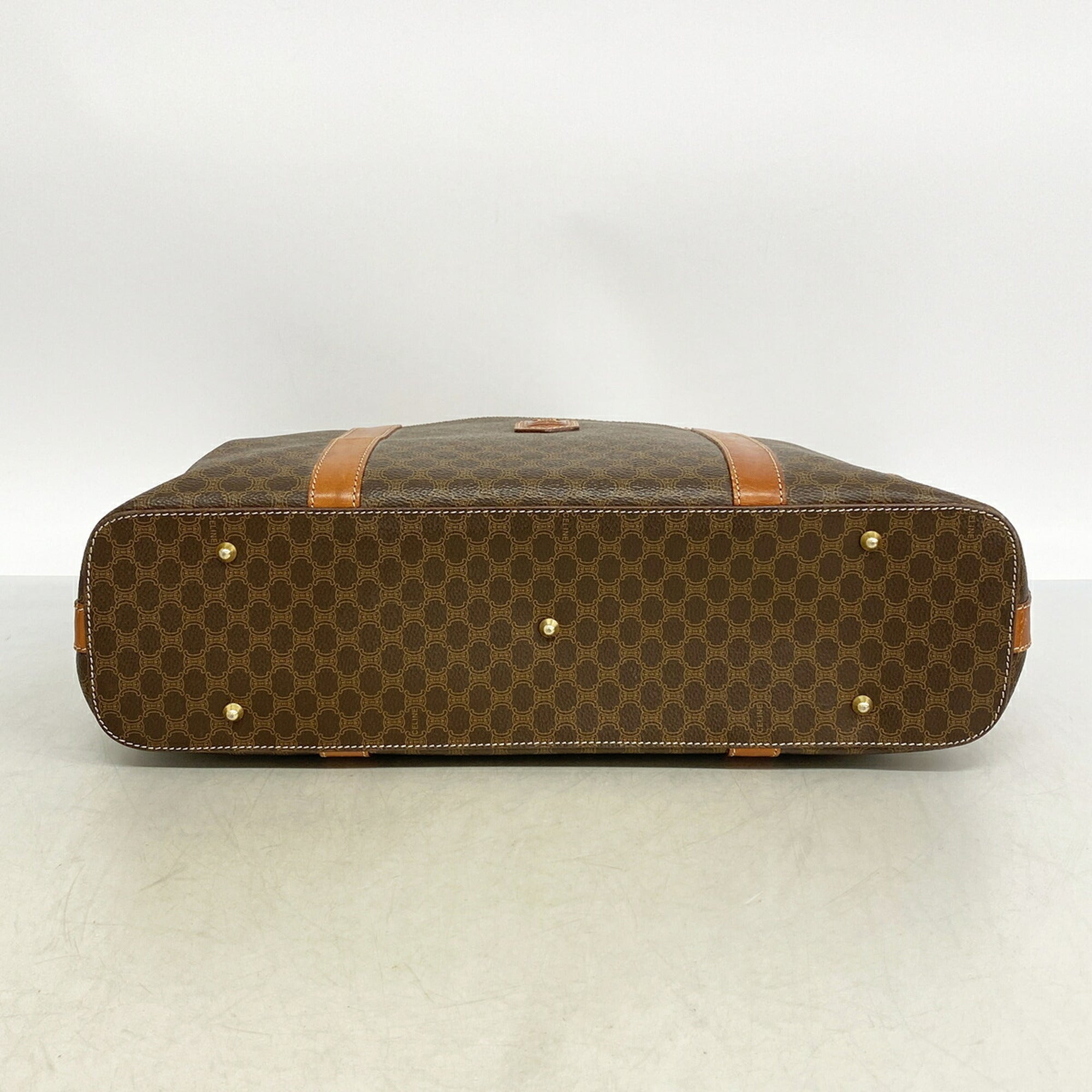 Celine Brown Pvc Tote Bag (Pre-Owned)