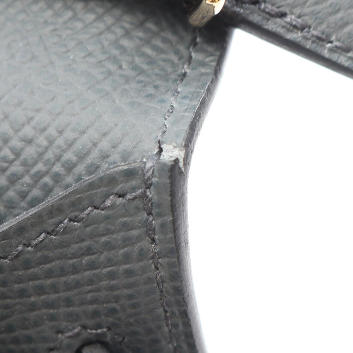 Hermes Gray Epsom Leather Handbag Shoulder Bag (Pre-Owned)