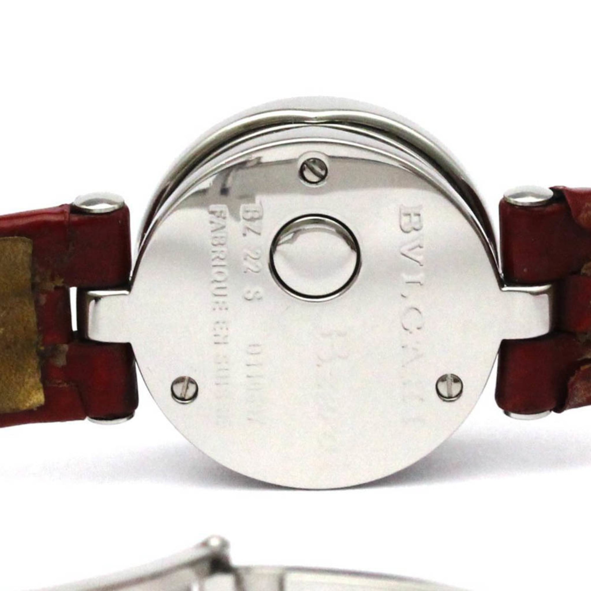 Bvlgari Bvlgari B.Zero 1 Quartz Watch Stainless Steel And Leather Watch (Pre-Owned)