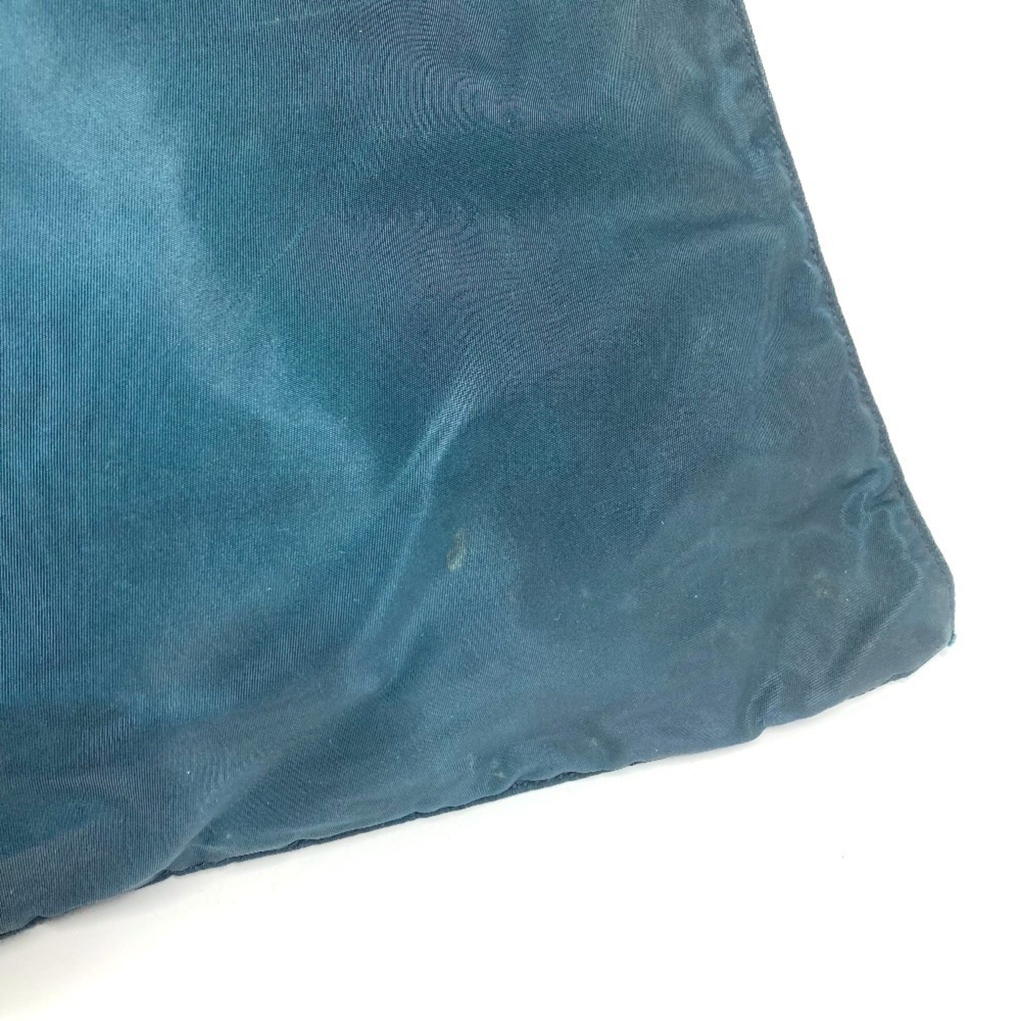 Prada Blue Nylon Shoulder Bag (Pre-Owned)