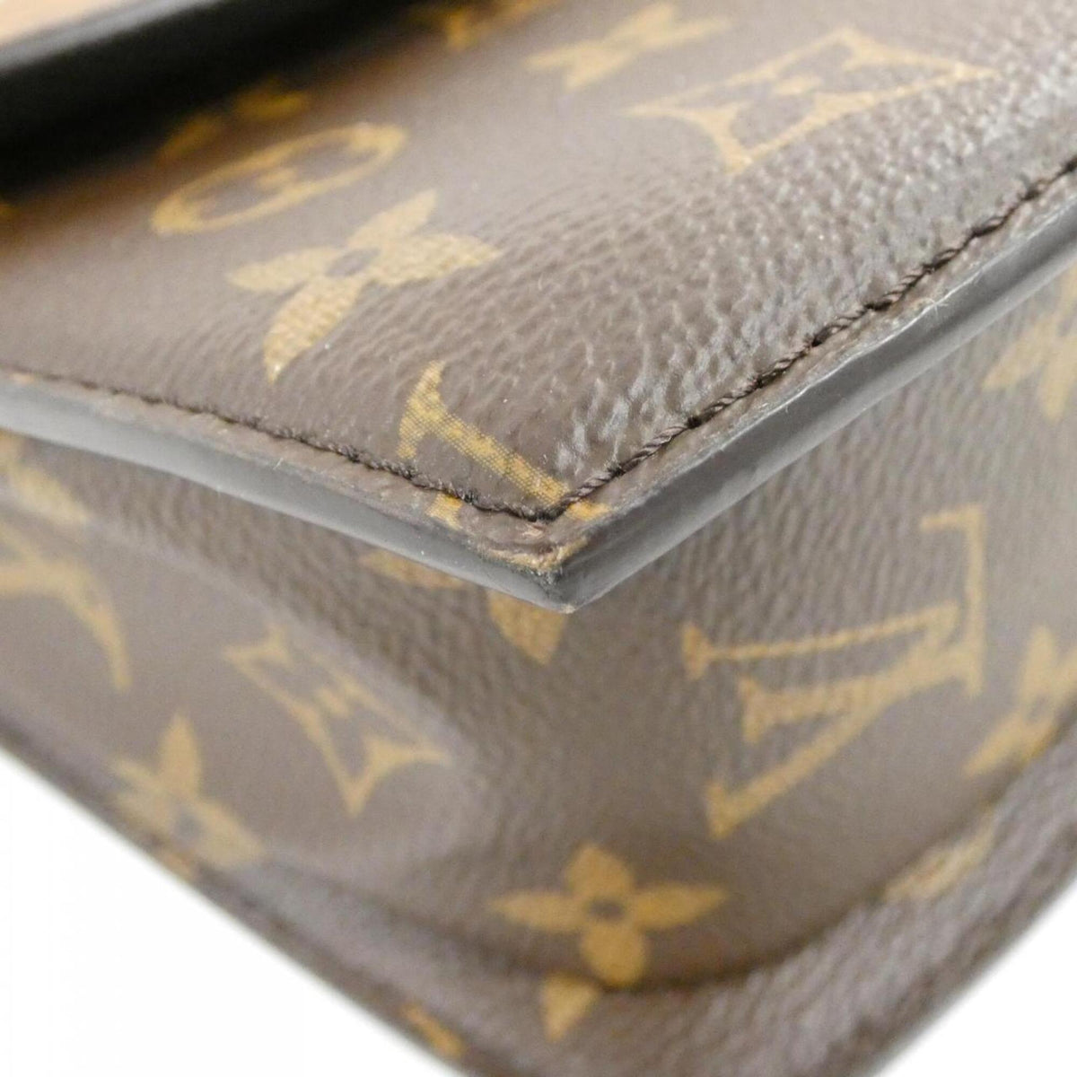 Louis Vuitton Brown Coated Canvas Handbag (Pre-Owned)