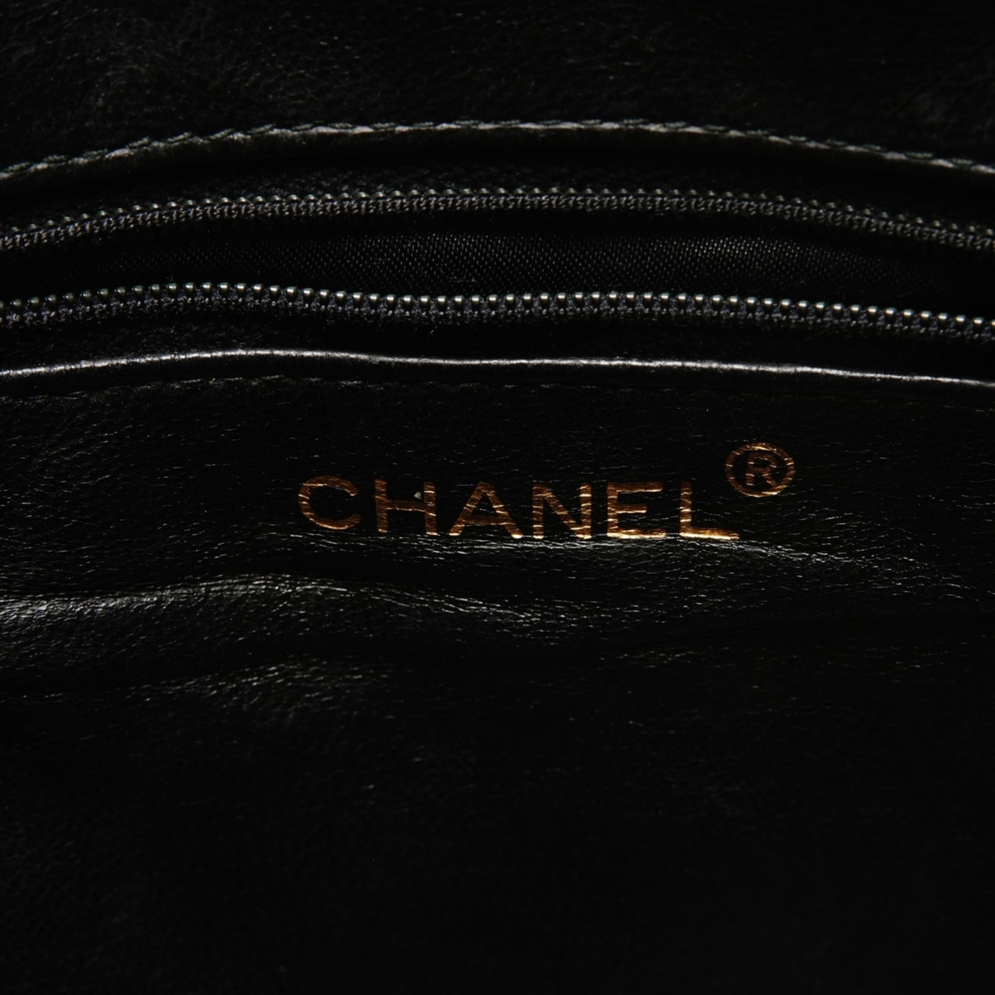 Chanel Black Grained Calfskin Backpack (Pre-Owned)
