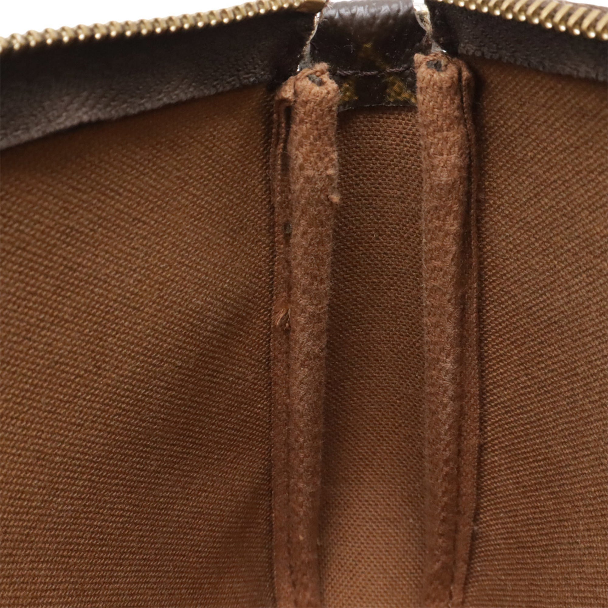 Louis Vuitton Brown Monogram Pvc Handbag Pochette Pouch (Pre-Owned)