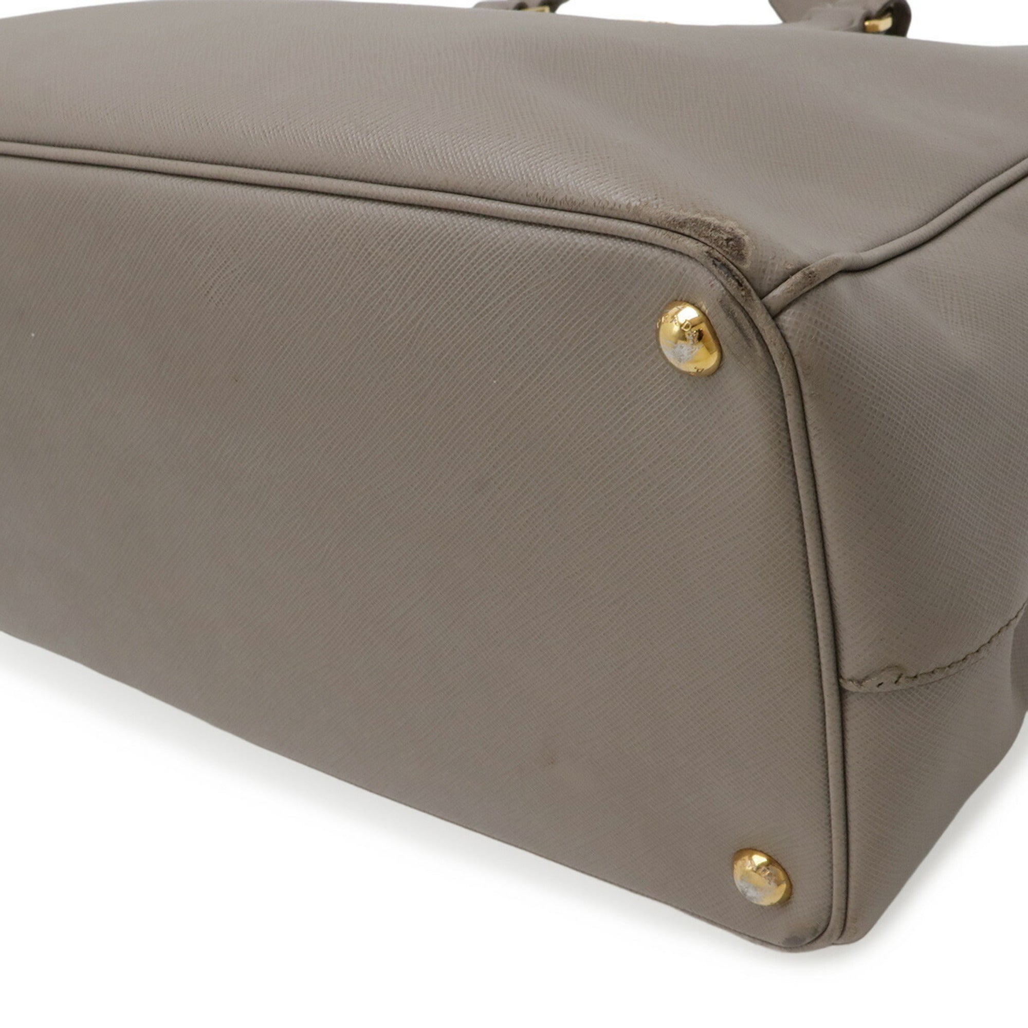 Prada Saffiano Leather Handbag Shoulder Bag (Pre-Owned)