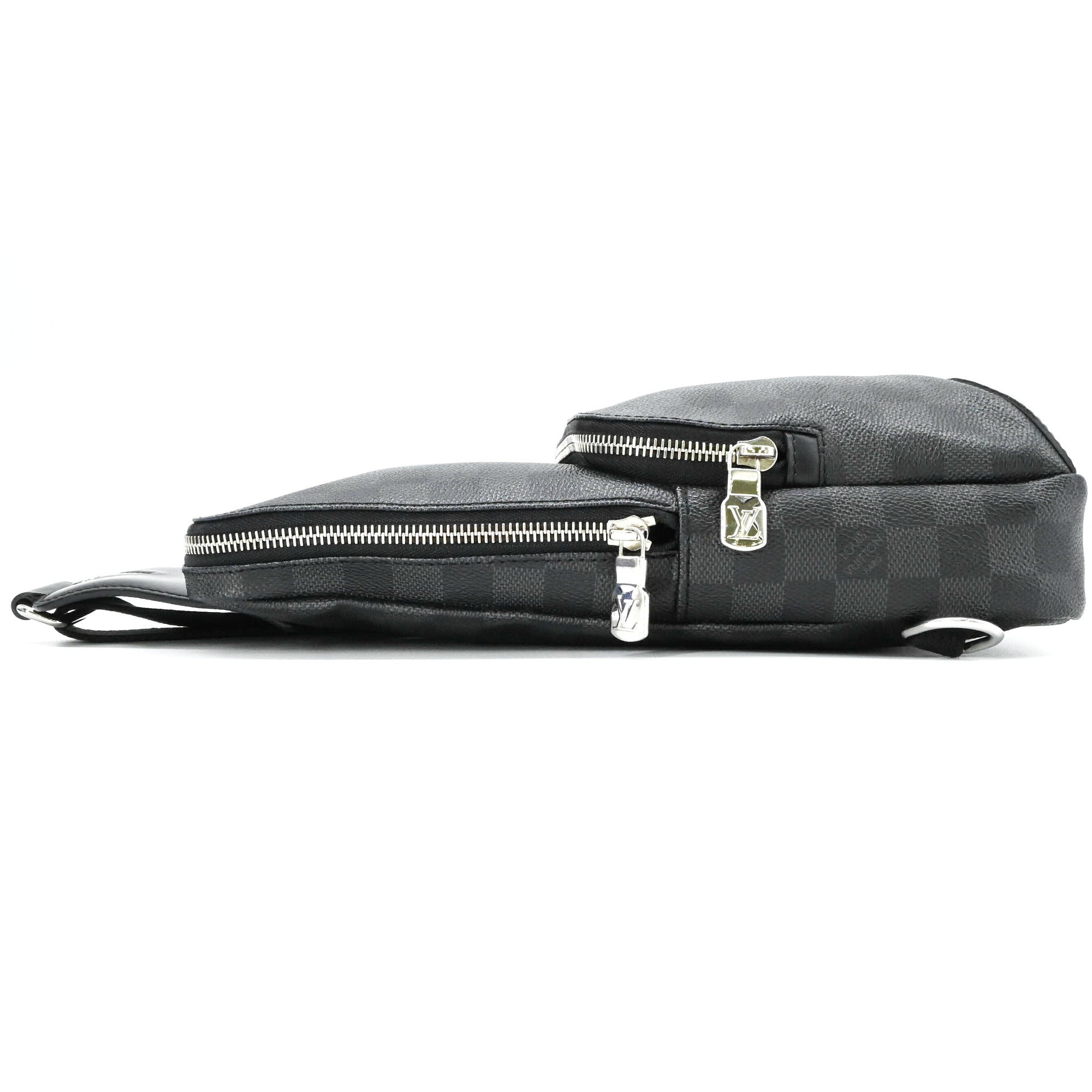Louis Vuitton Black Damier Graphite Sling Bag (Pre-Owned)
