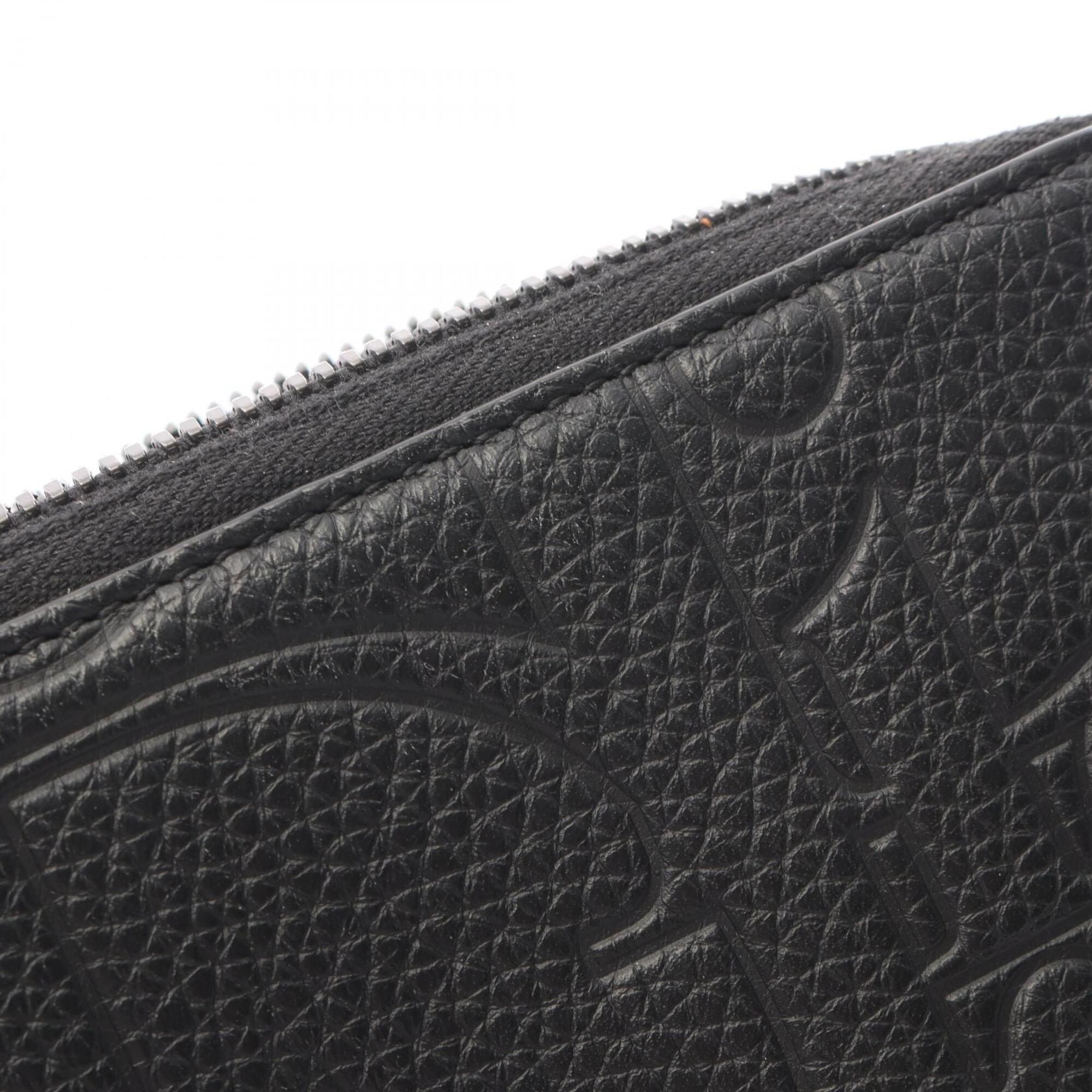 Christian Dior Black Leather Handbag Shoulder Bag (Pre-Owned)