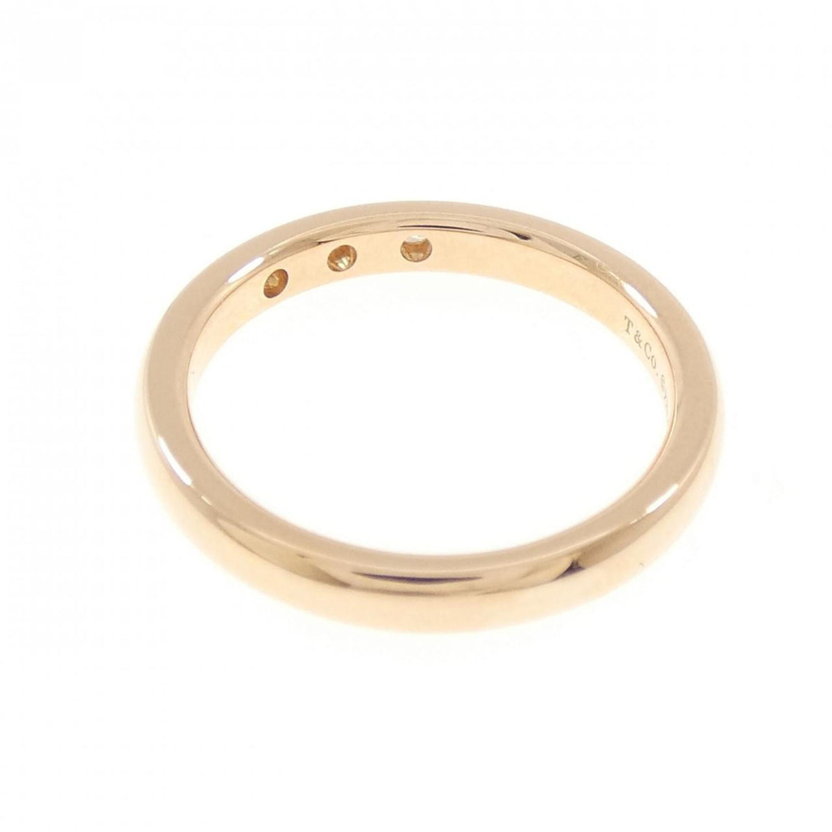 Tiffany Pink Gold (18K) Band Ring (Pre-Owned)